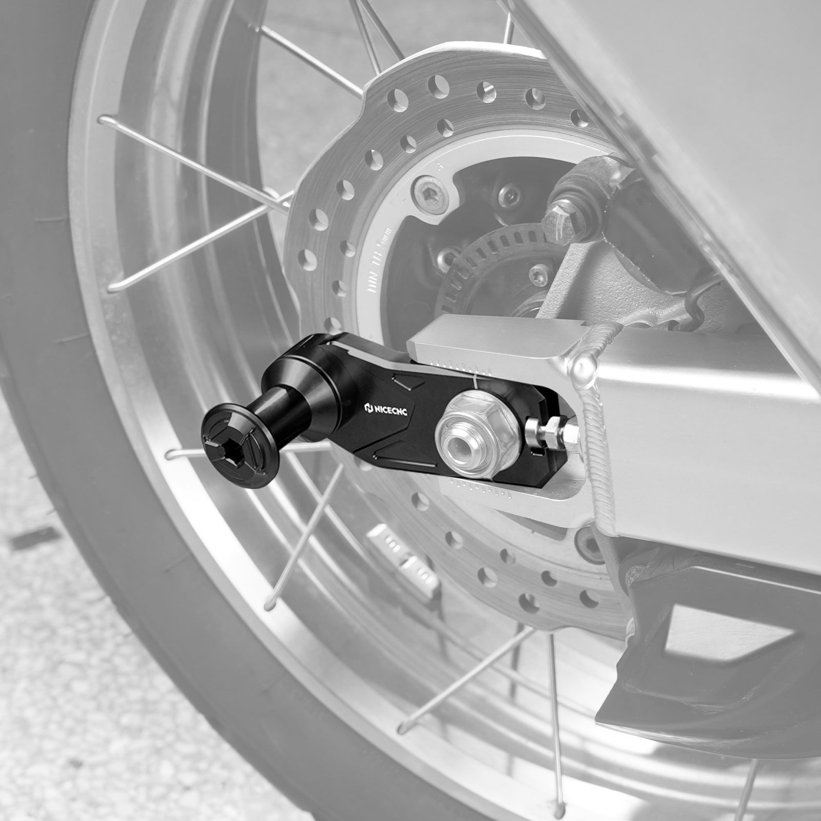 Hinterer Kettenspanner mit Ständerhaken für Honda CRF1100L Africa Twin 2020-2025