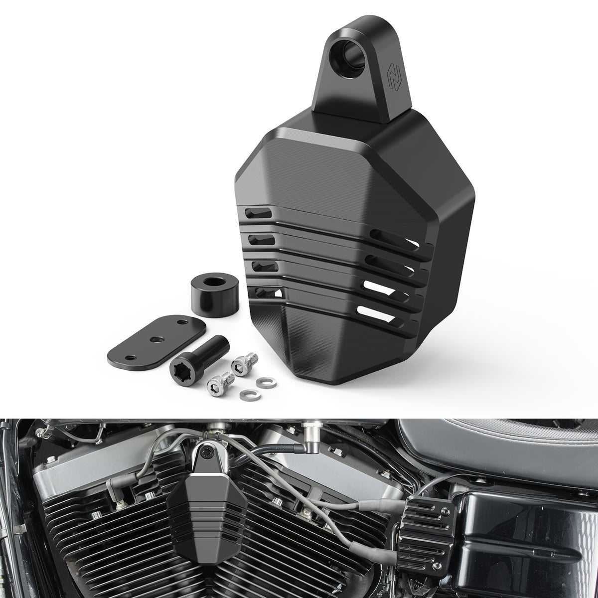 Hupenabdeckung für Harley Dyna Twin Cam-Modelle 2006–2017