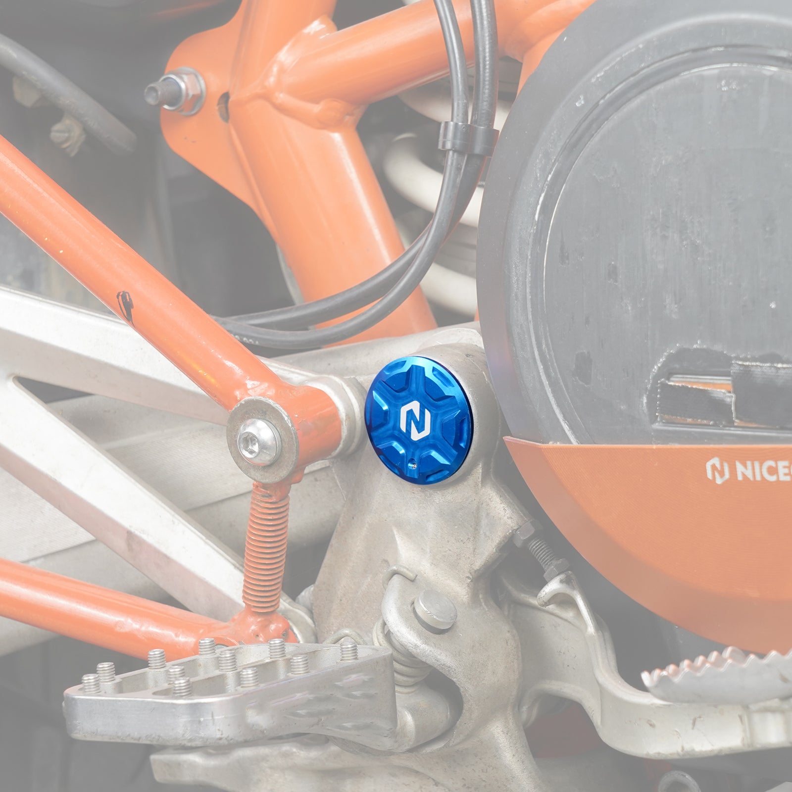 Paar Schwinge Pivot Rahmen Loch Stecker Abdeckung Für Husqvarna 701 ENDURO 2016-2025