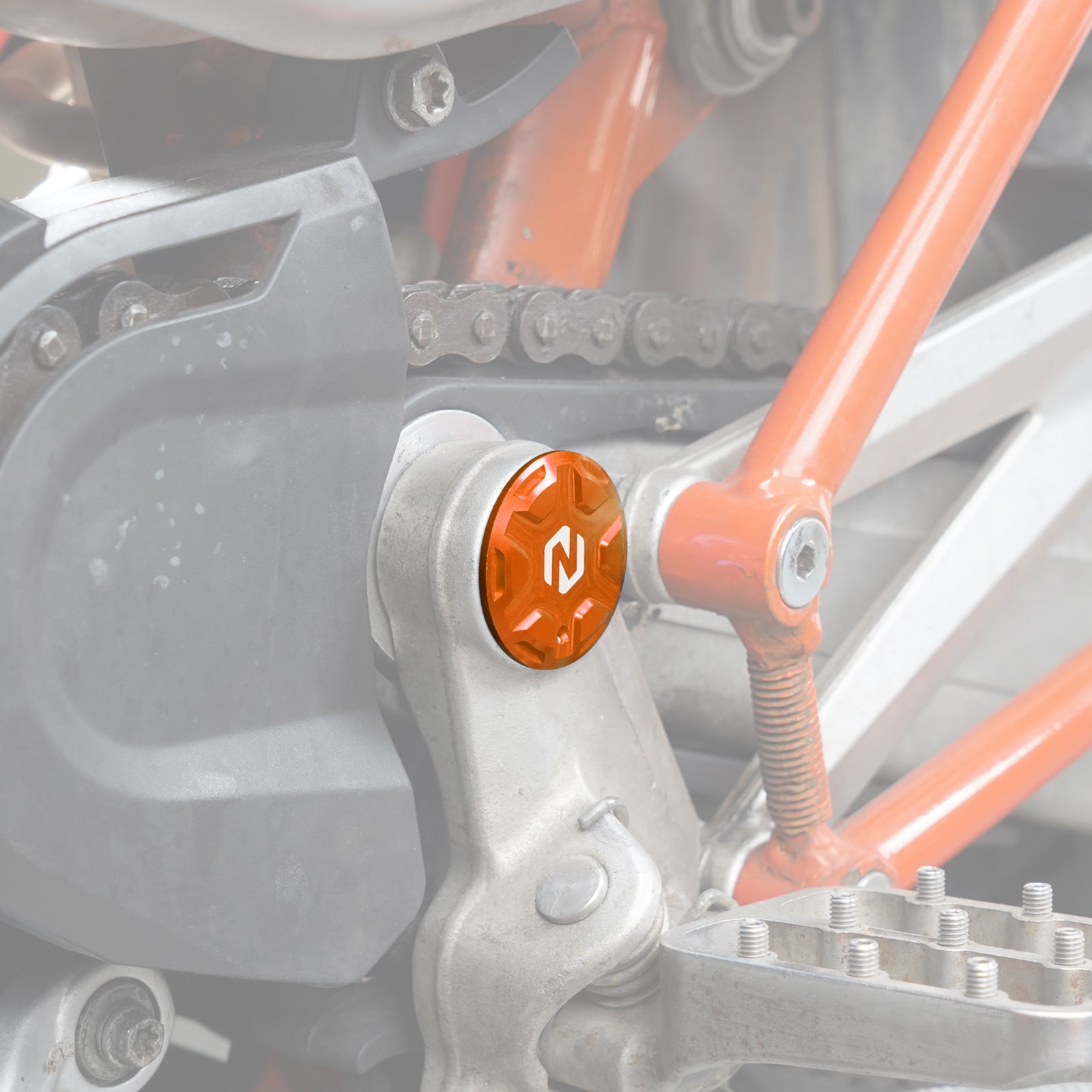 Paar Schwinge Pivot Rahmen Loch Stecker Abdeckung Für Husqvarna 701 ENDURO 2016-2025