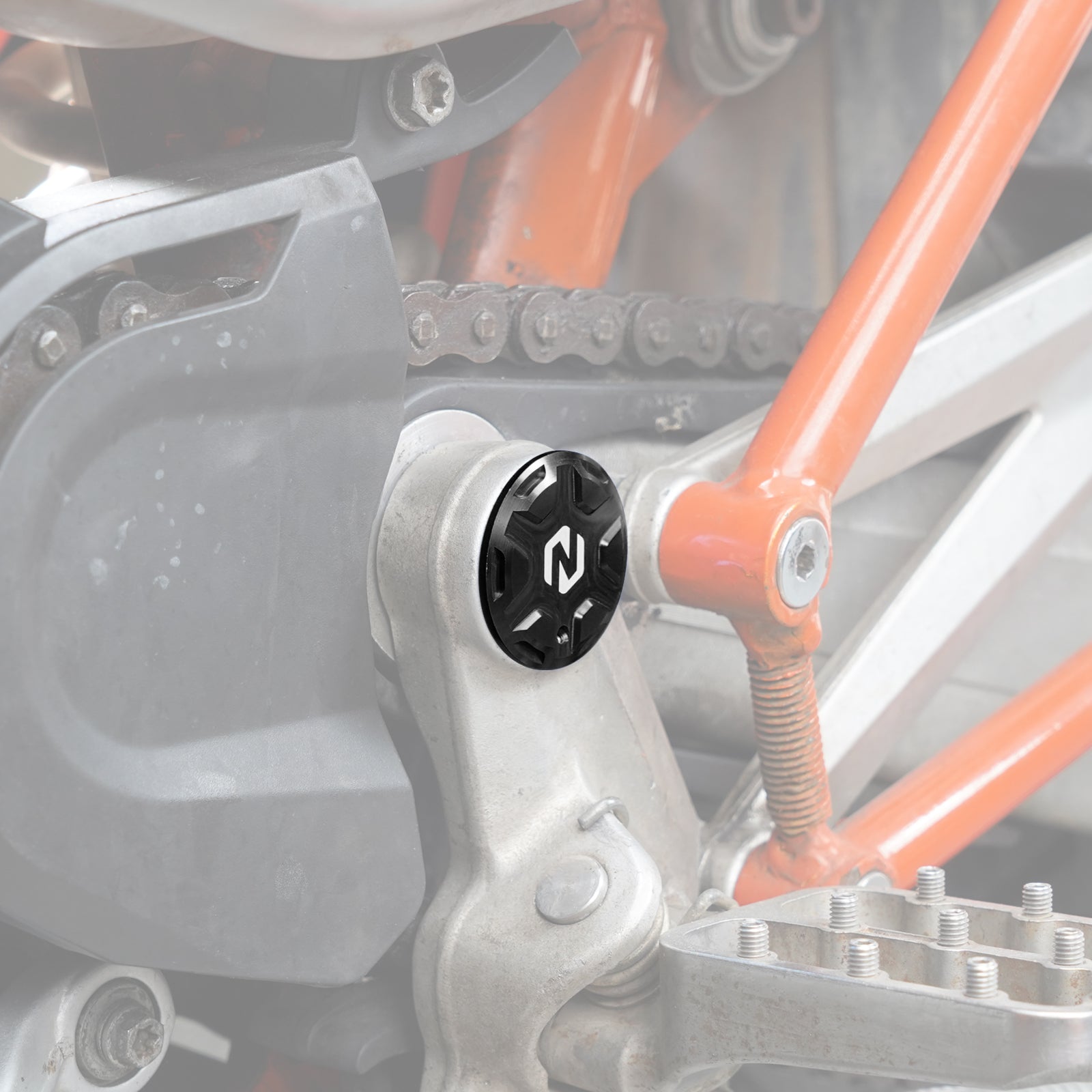 Paar Schwinge Pivot Rahmen Loch Stecker Abdeckung Für Husqvarna 701 ENDURO 2016-2025