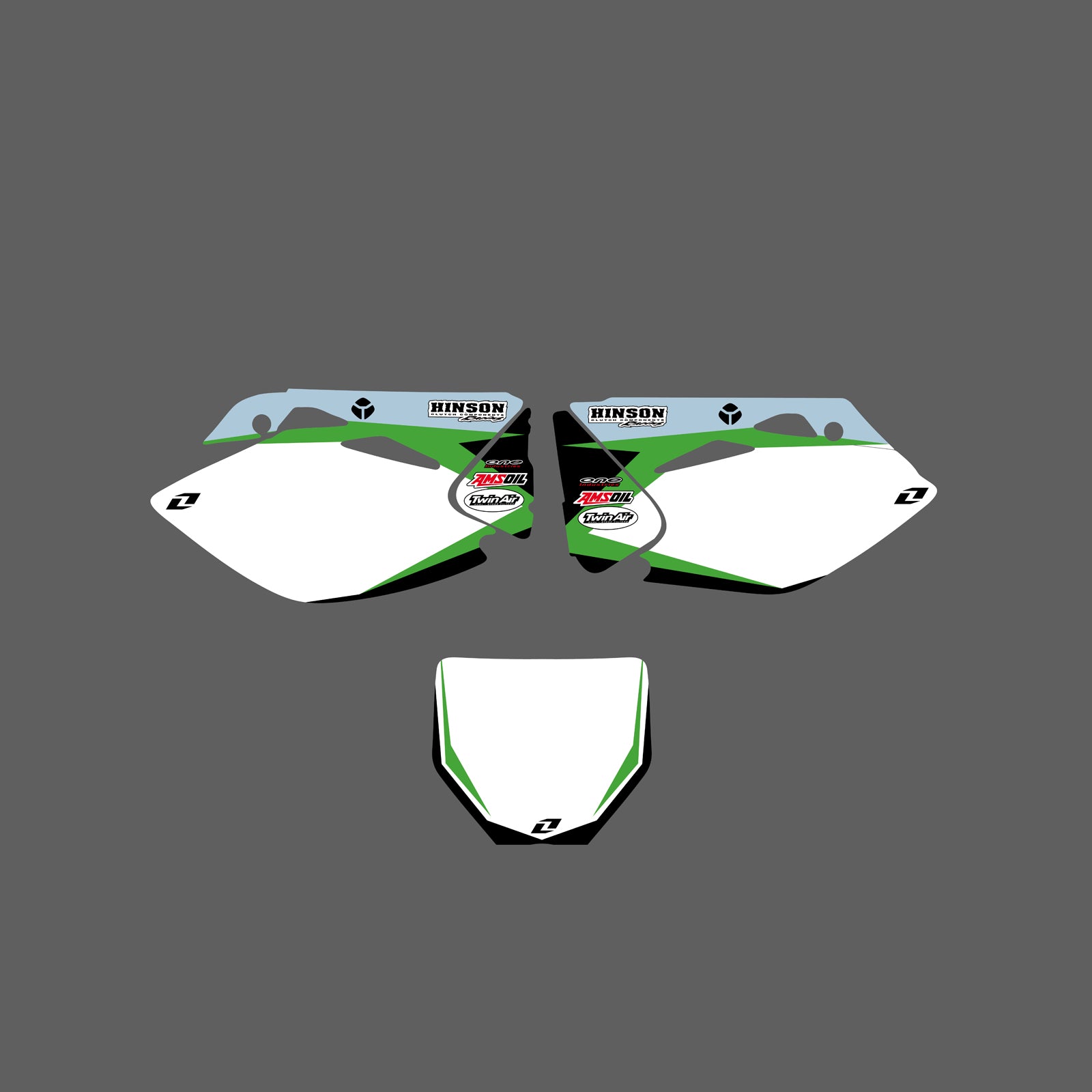Vollständiger Grafik-Hintergrund-Aufkleber-Abziehbild-Satz für KAWASAKI KXF450 2006-2008