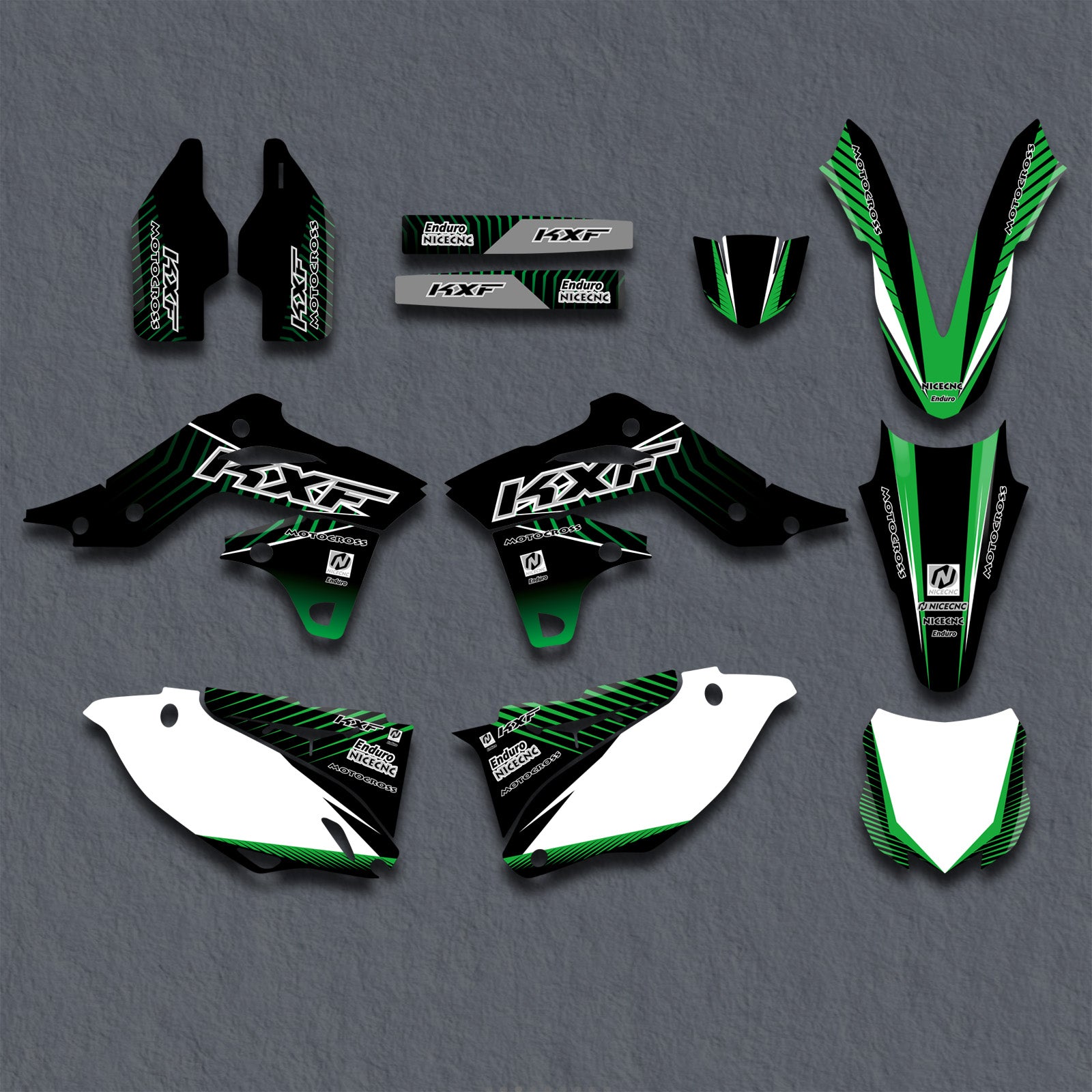 Grafik-Aufkleber-Set für KAWASAKI KXF250 2013-2014