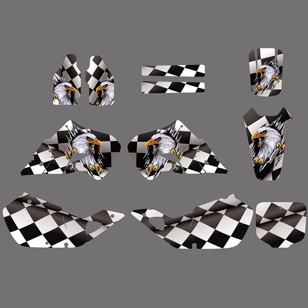 Team-Abziehbilder, Grafiken, Hintergründe, Aufkleber für Honda CR125 1998-1999 CR250 1997-1999