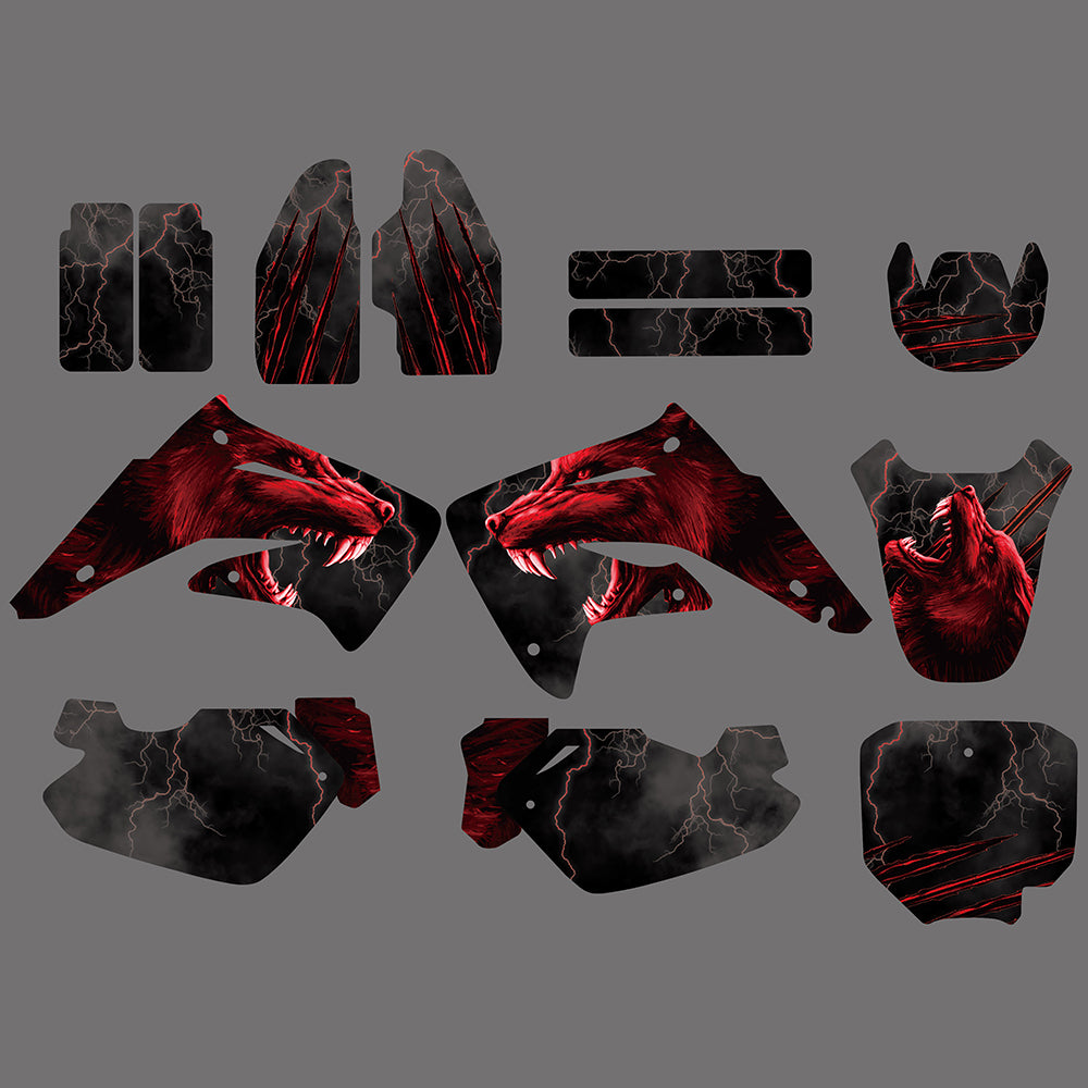 Motorrad-Aufkleber, Grafiken für Honda CR85R CR85 2003-2012