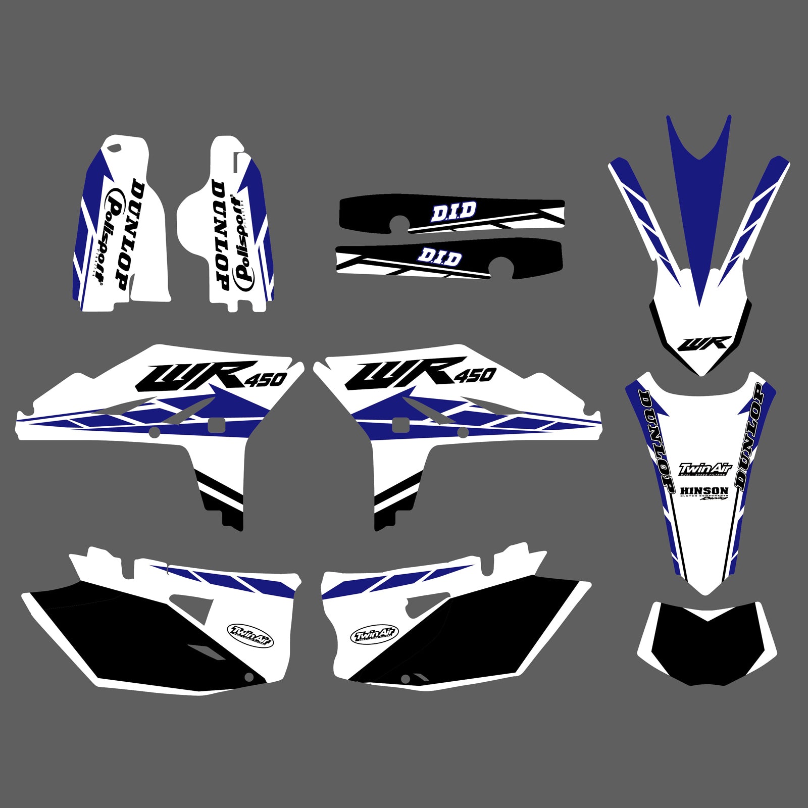 Motorrad-Aufkleber im neuen Stil für Yamaha WR450F WRF450 2012-2014
