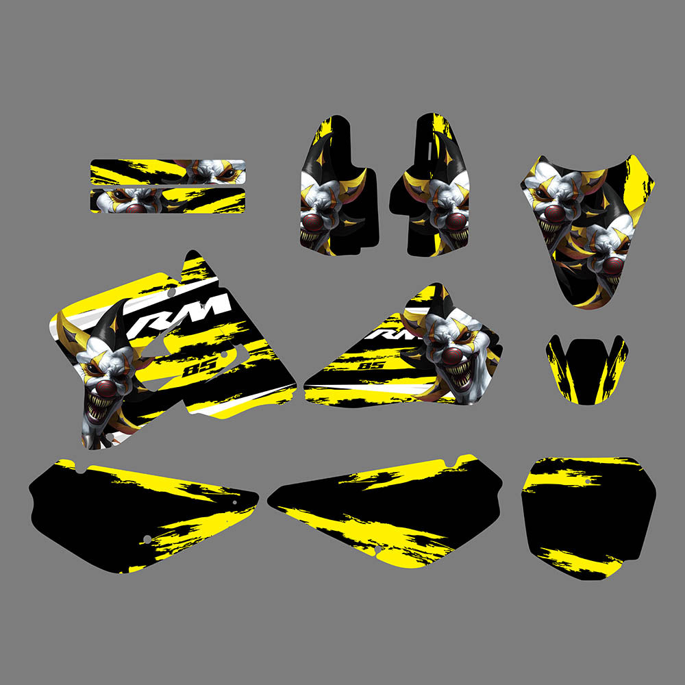 Team-Persönlichkeitsgrafiken für Suzuki RM80/RM85 2005-2018