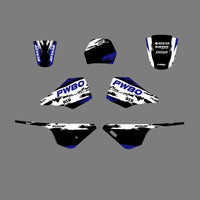 Motorrad Yamaha PW80 Alle Jahre Persönlichkeit Neuer Stil Teamgrafiken