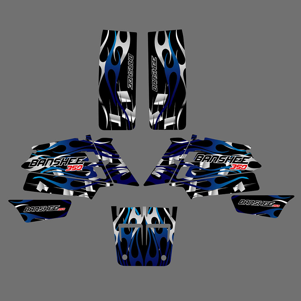 ATV Aufkleber Team Aufkleber Grafik Kits Für Yamaha Banshee 350 YFZ350 Alle Jahre