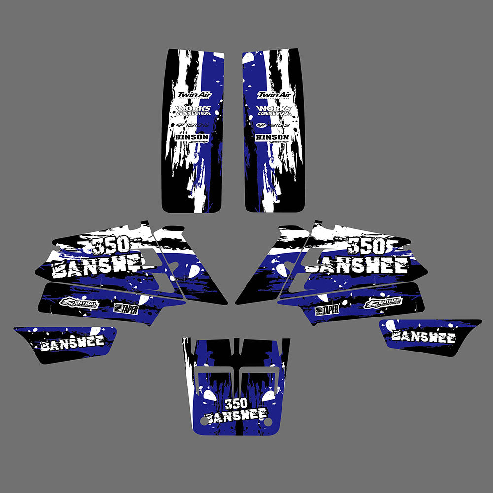 ATV Aufkleber Team Aufkleber Grafik Kits Für Yamaha Banshee 350 YFZ350 Alle Jahre