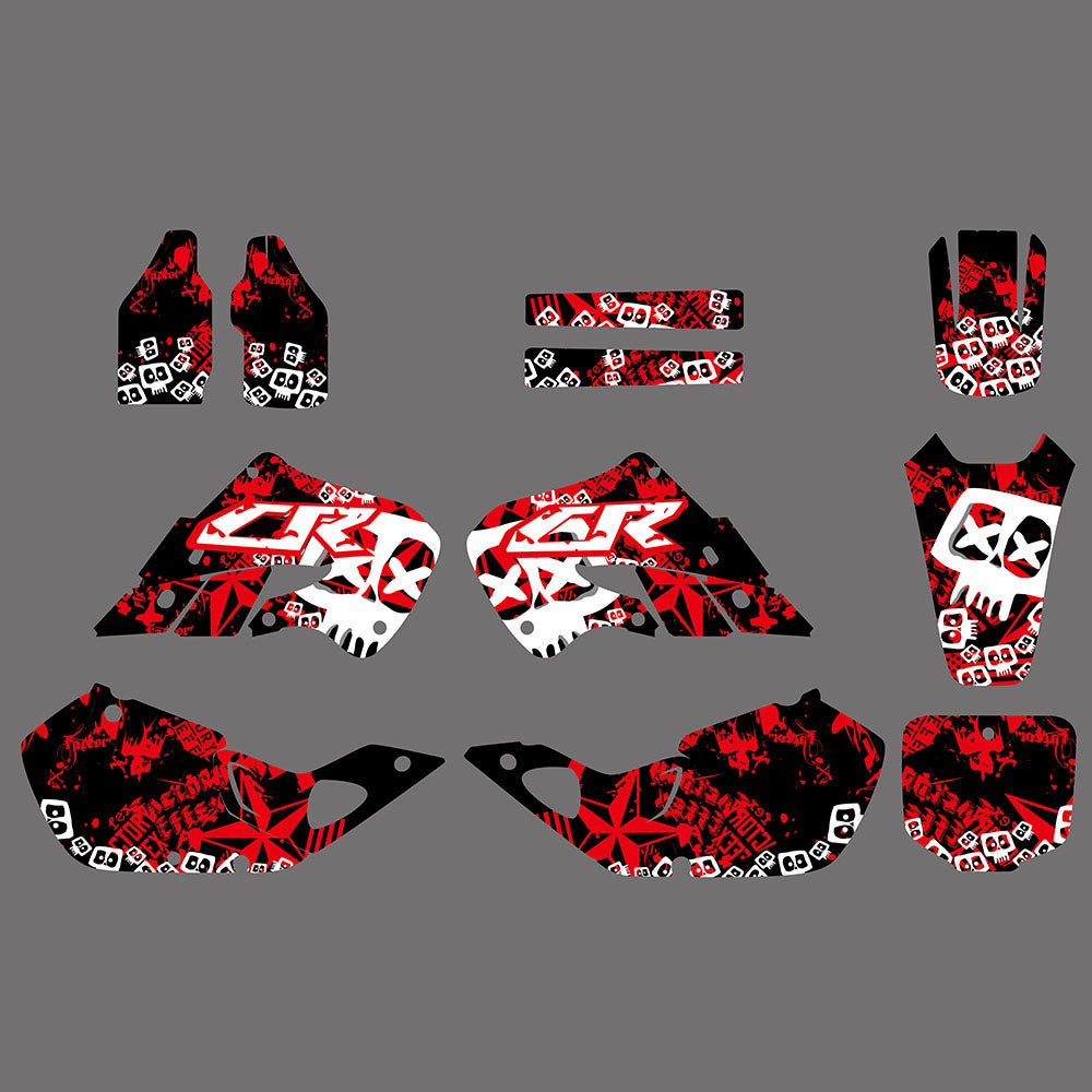 Motorrad Volle Grafiken Decals Aufkleber Für Honda CR125 1998-1999 CR250 1997-1999
