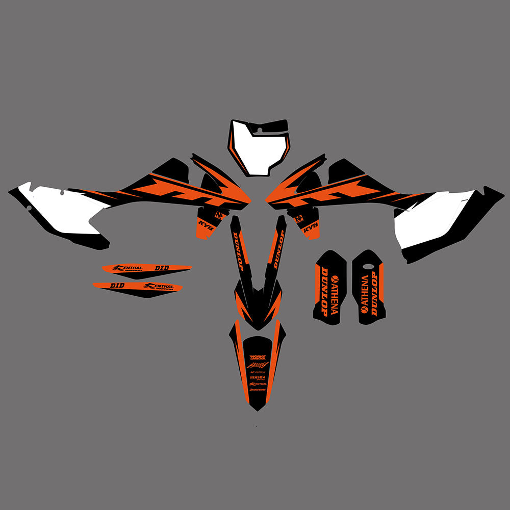 Team-Grafikaufkleber für KTM SX SXF 125-450 2016-2018