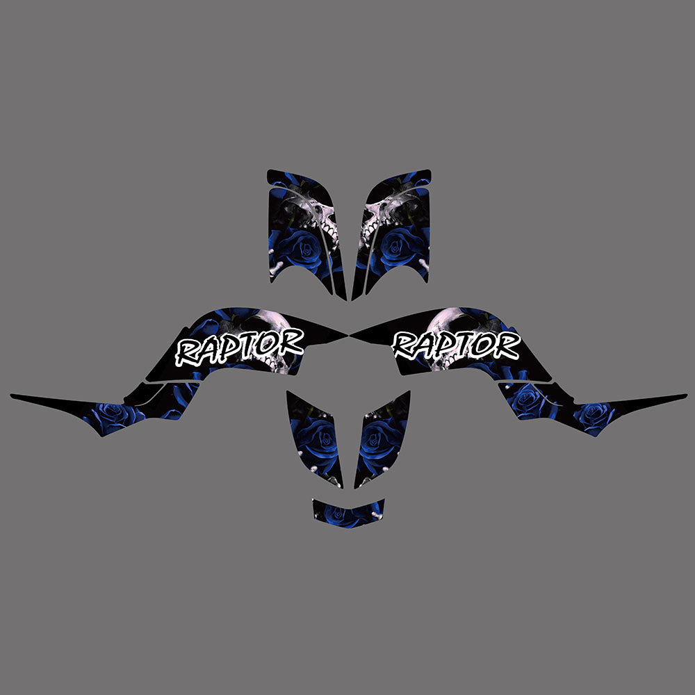 ATV-Grafik-Aufkleber-Set für Yamaha Raptor 660 2001-2005