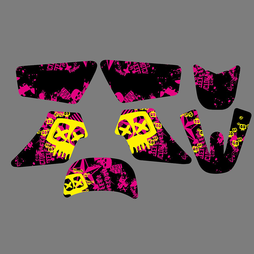 Team Graphics Decals Fender Aufkleber für Yamaha PW50 alle Baujahre