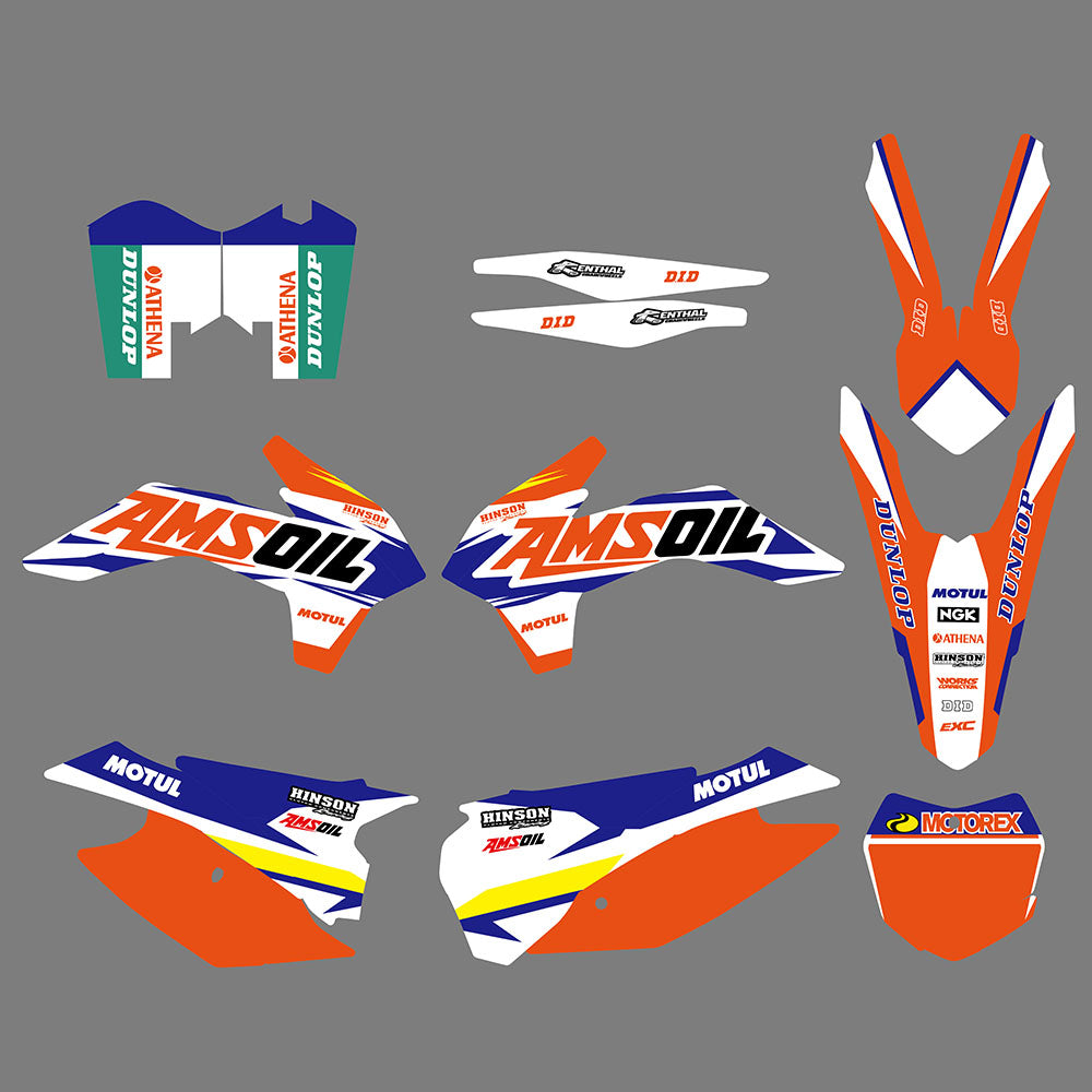 Motorrad-Grafikaufkleber für KTM 125 150 250 300 350 450 SX XC F 2013-2014