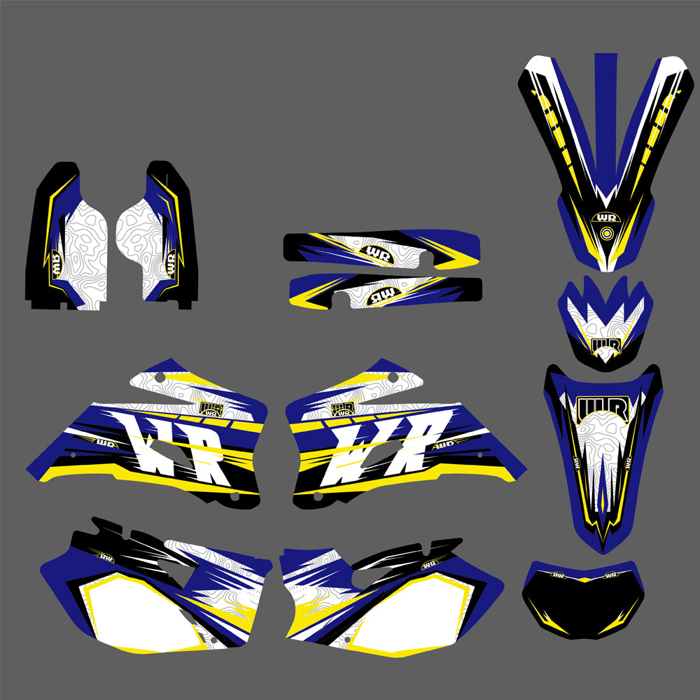Team-Aufkleber, Grafik-Set für Yamaha WR250F WR450F 2007-2011