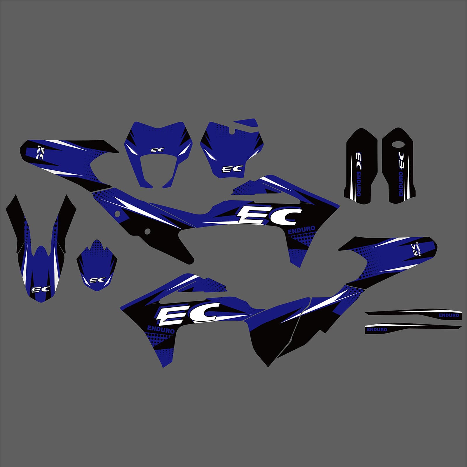 Motorrad-Team-Aufkleber mit voller Grafik, Hintergrundaufkleber, Kits für GAS GAS EC Enduro 2021–2023