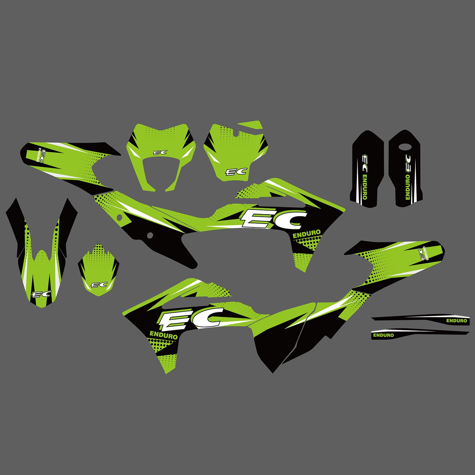 Motorrad-Team-Aufkleber mit voller Grafik, Hintergrundaufkleber, Kits für GAS GAS EC Enduro 2021–2023