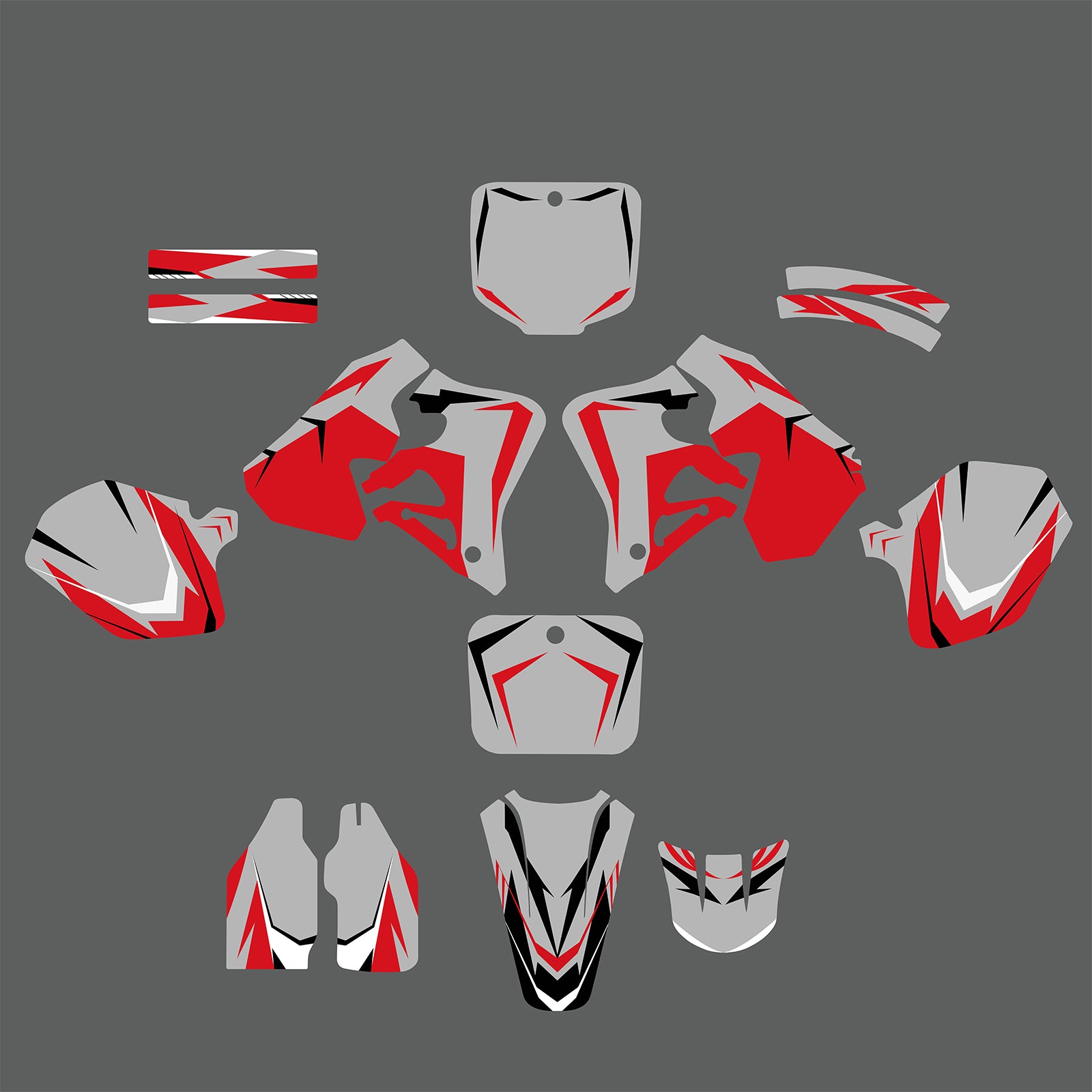 Vollständige Grafik-Aufkleber-Set für HONDA CR125 1995-1997 CR250 1995-1996