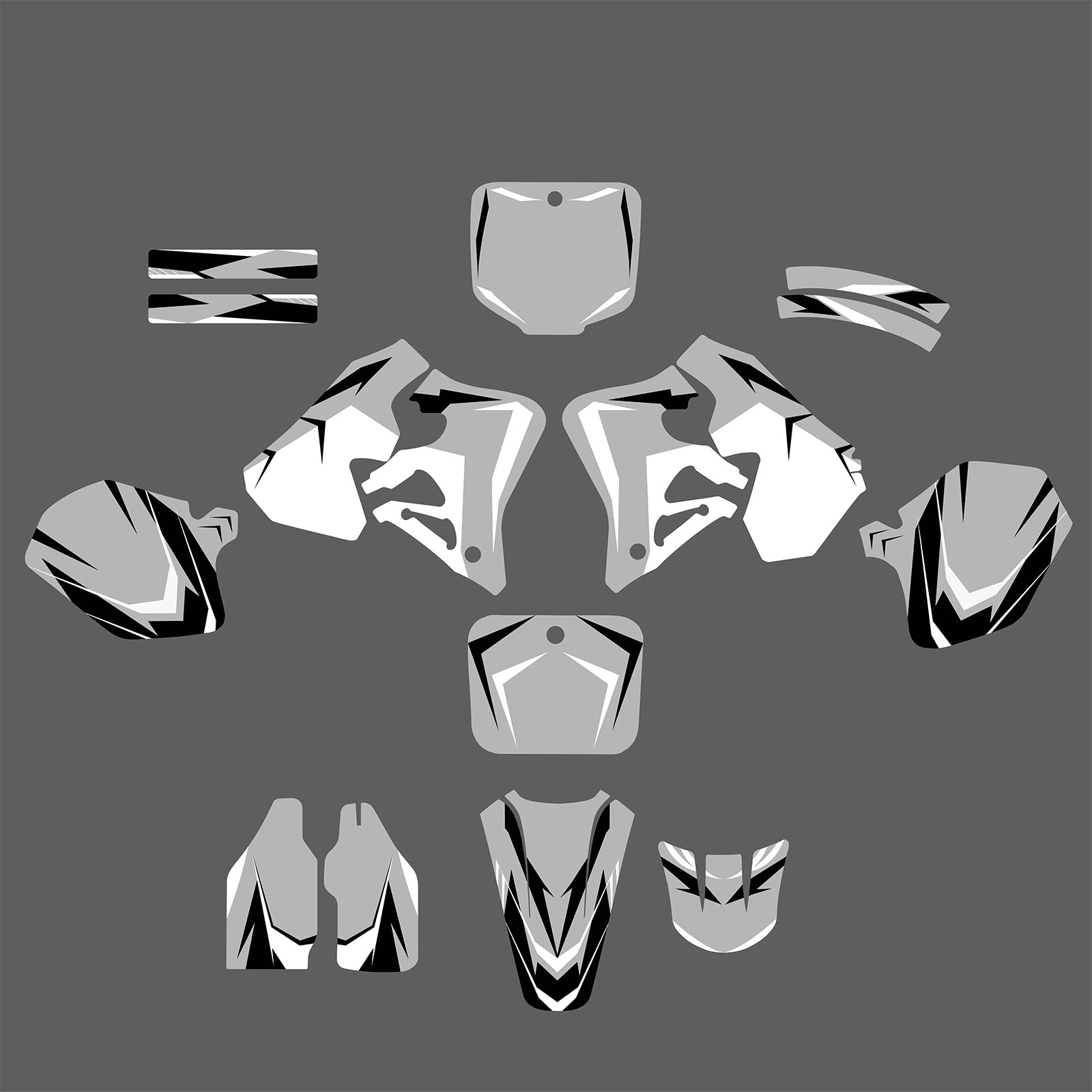 Vollständige Grafik-Aufkleber-Set für HONDA CR125 1995-1997 CR250 1995-1996