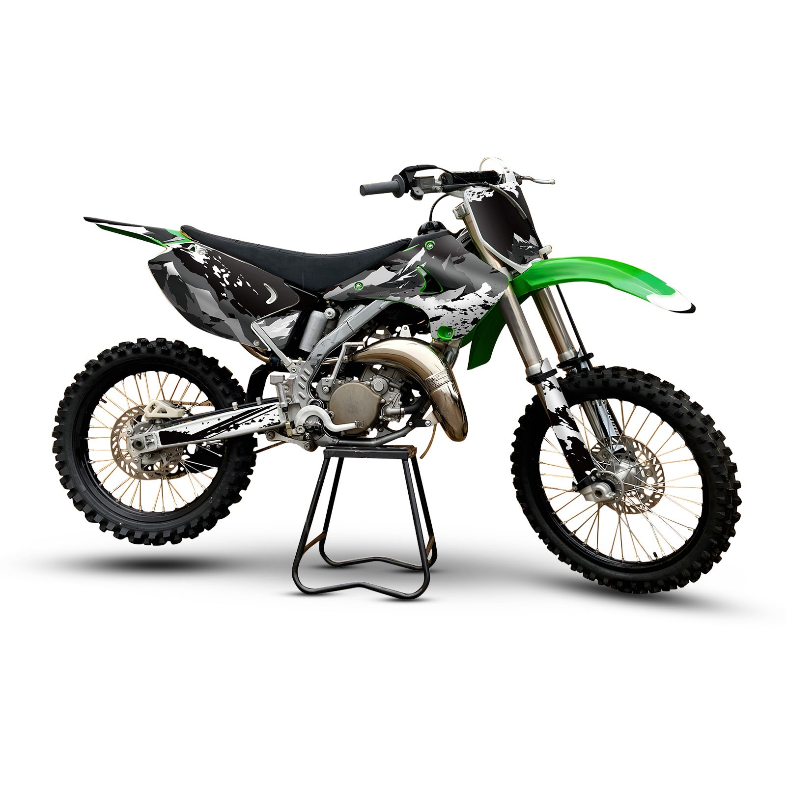 Komplettes Grafik-Aufkleber-Set für KAWASAKI KX125 KX250 2003–2012