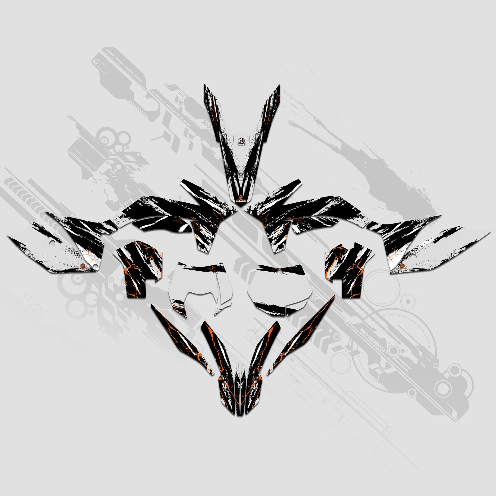 Motorrad Volle Grafiken Decals Aufkleber Set Für KTM SX 2011-2012 XCW 2013