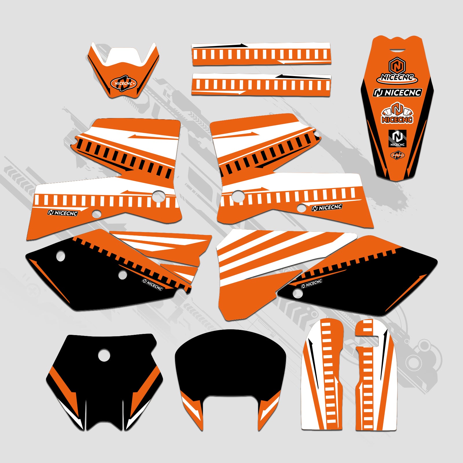 Motorrad Volle Grafik Aufkleber Aufkleber Set Für KTM SX 2005-2006