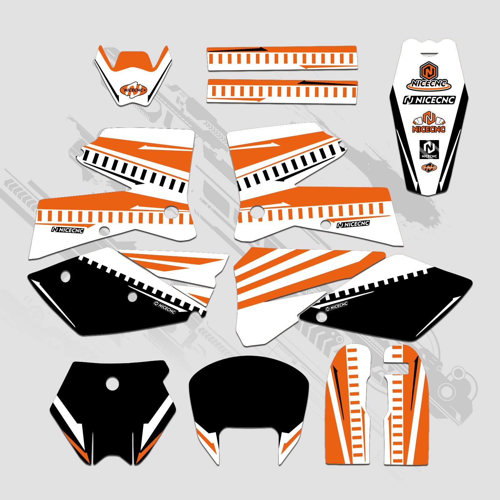 Motorrad Volle Grafik Aufkleber Aufkleber Set Für KTM SX 2005-2006