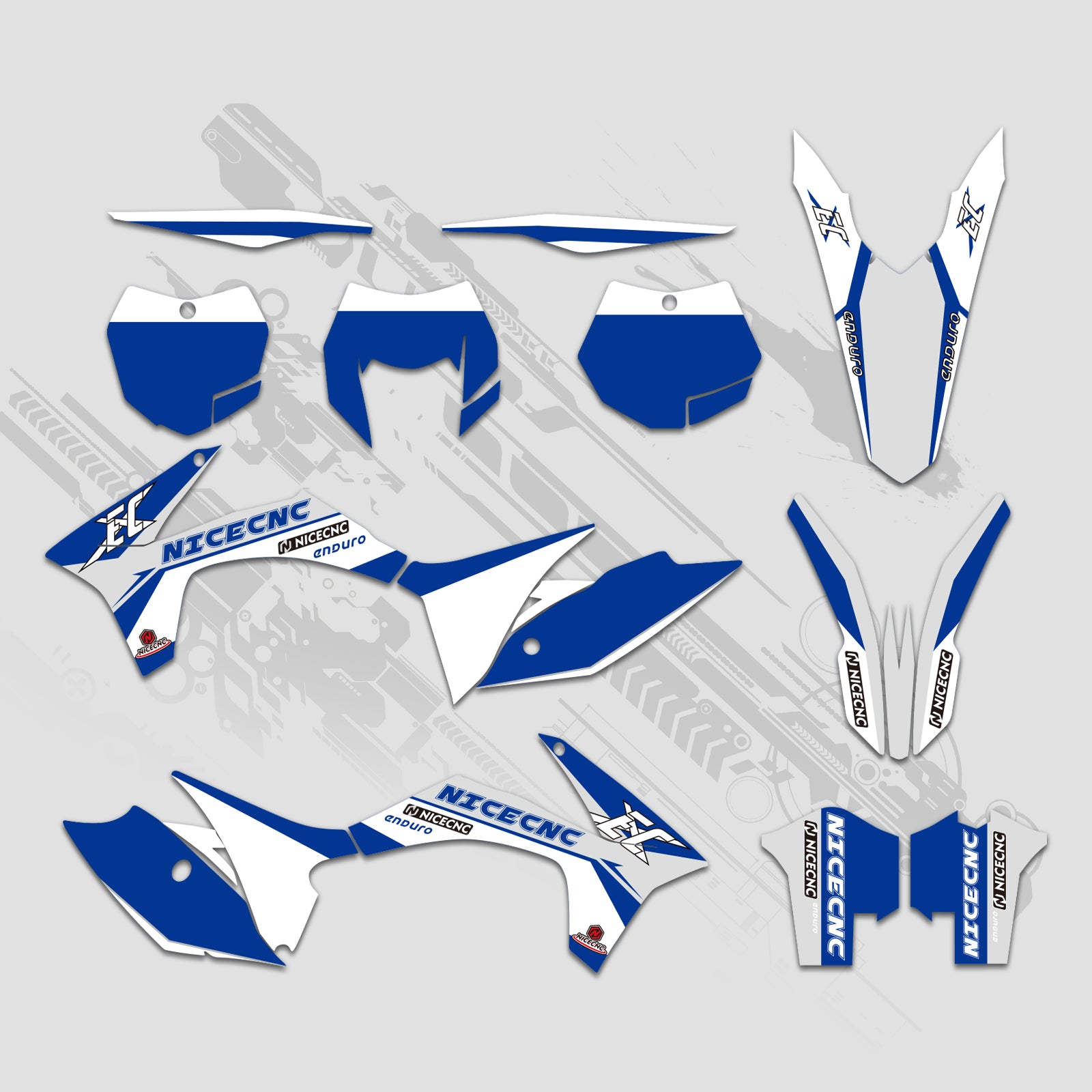 Off-Road-Bike Volle Grafiken Decals Aufkleber Kit Für KTM EXC 2012-2013 XC 2011
