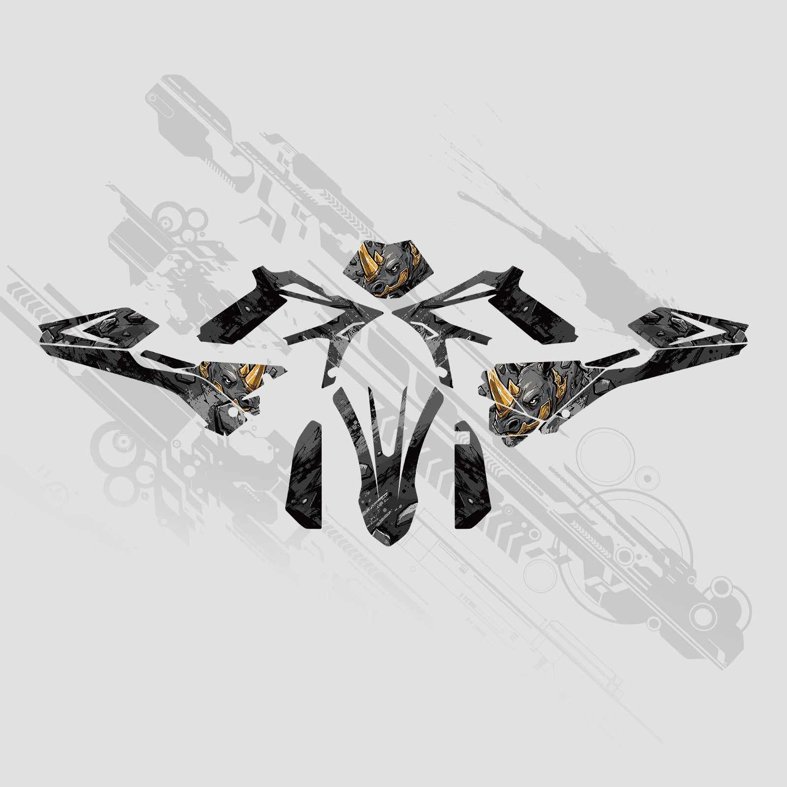 Full Graphics Dekor Aufkleber Set für BETA RR 250/300 2ST 350/400/450 4ST 2018-2019