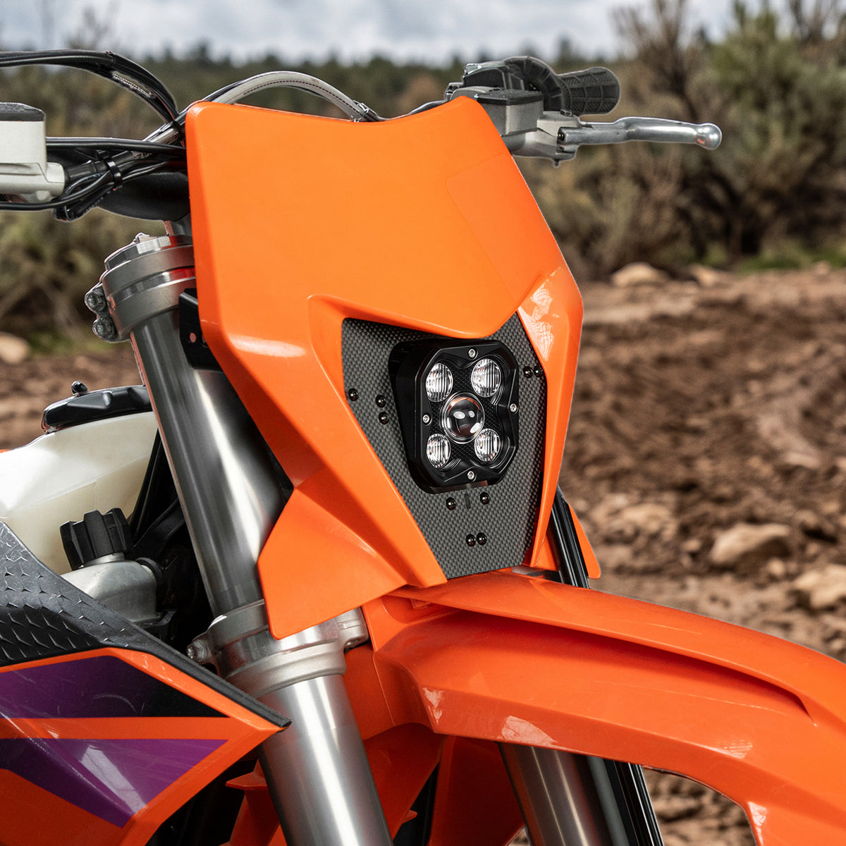 Zestaw reflektorów rajdowych LED typu plug & play do KTM 150-500 EXC/EXC-F/XC-W/XCF-W /XW-F 2024-2027