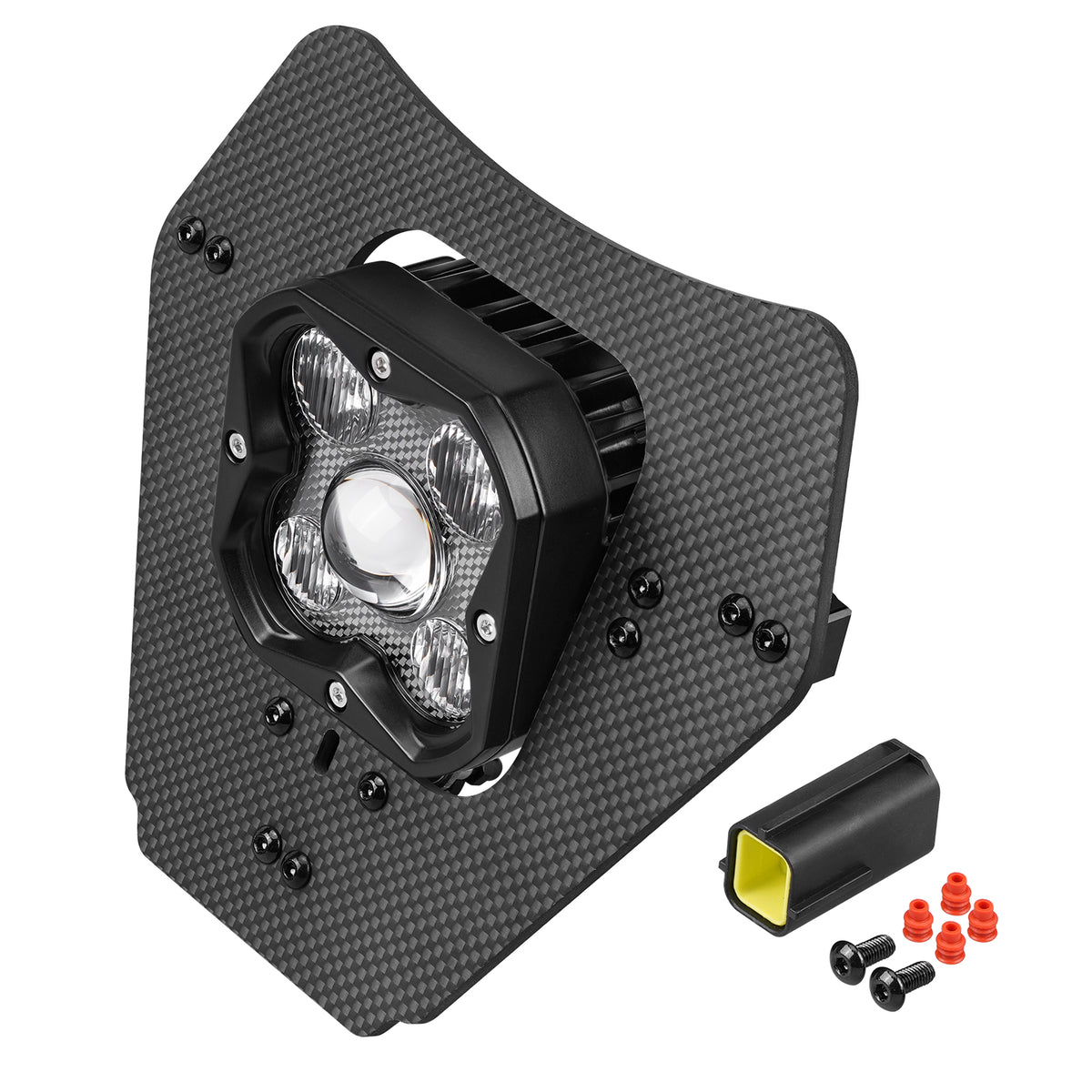 Zestaw reflektorów rajdowych LED typu plug & play do KTM 150-500 EXC/EXC-F/XC-W/XCF-W /XW-F 2024-2027