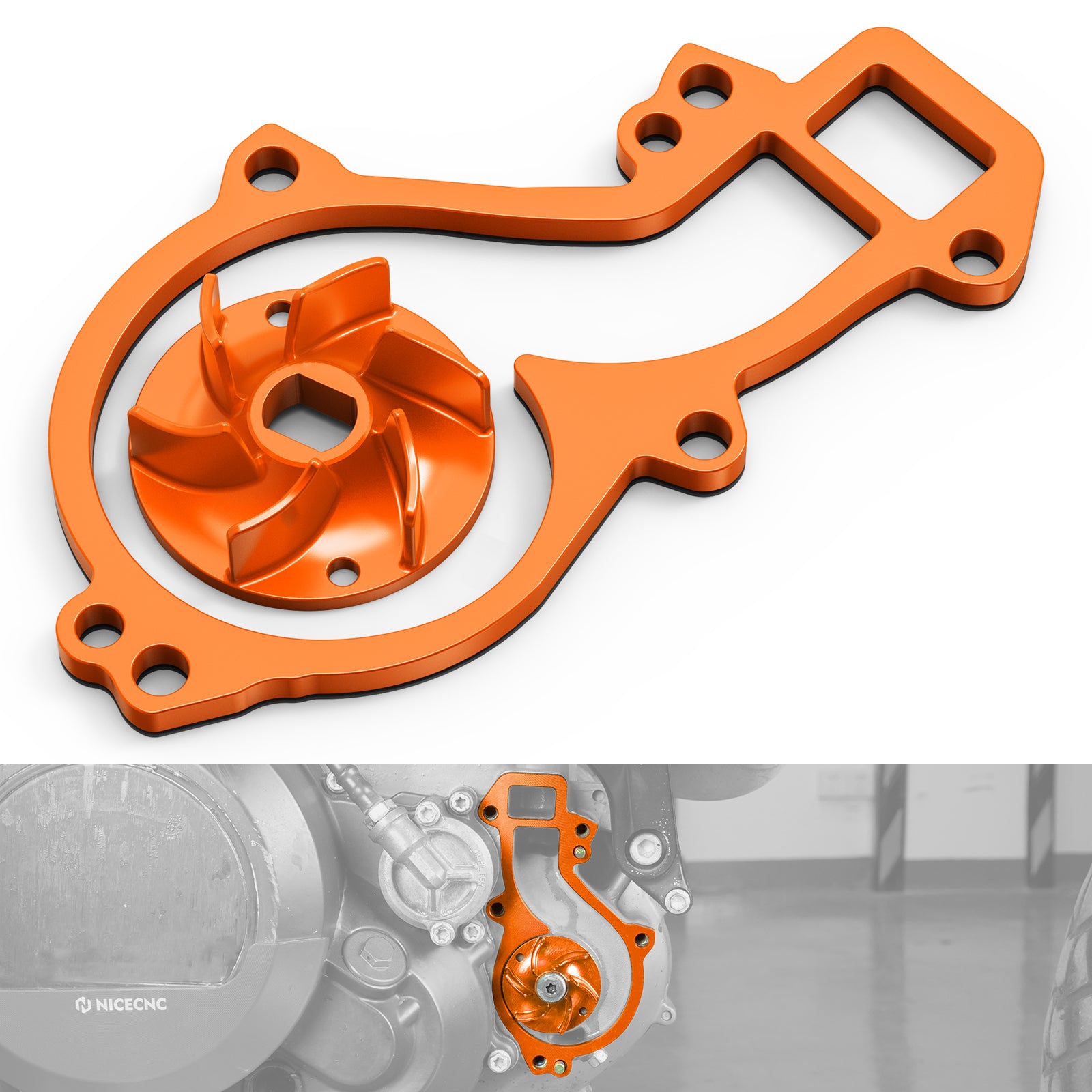 Wasserpumpen-Kühler-Laufrad-Abstandshalter für KTM 690/Husqvarna 701 GasGas 700 SM/ES