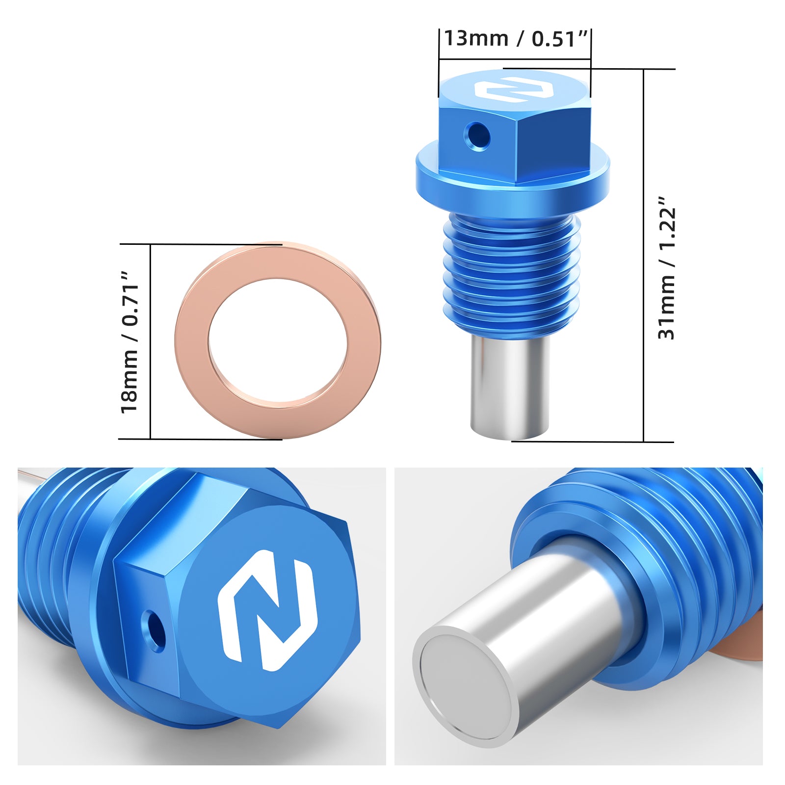 Magnetische Ölablassschraube für KTM 125-530 XC SX XCF SXF EXC XCW 690 Enduro SMC R