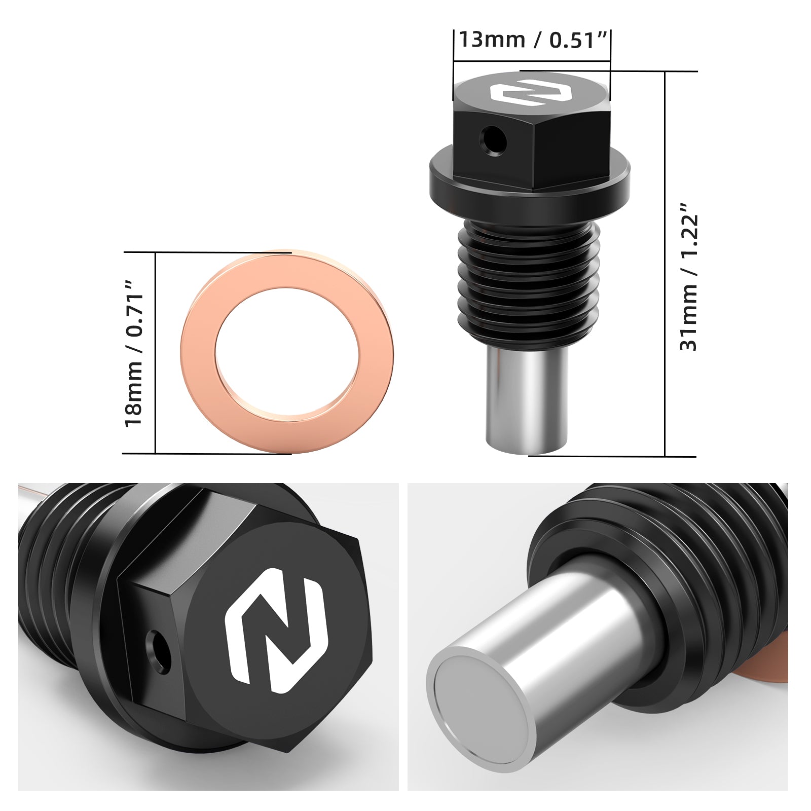 Magnetische Ölablassschraube für KTM 125-530 XC SX XCF SXF EXC XCW 690 Enduro SMC R