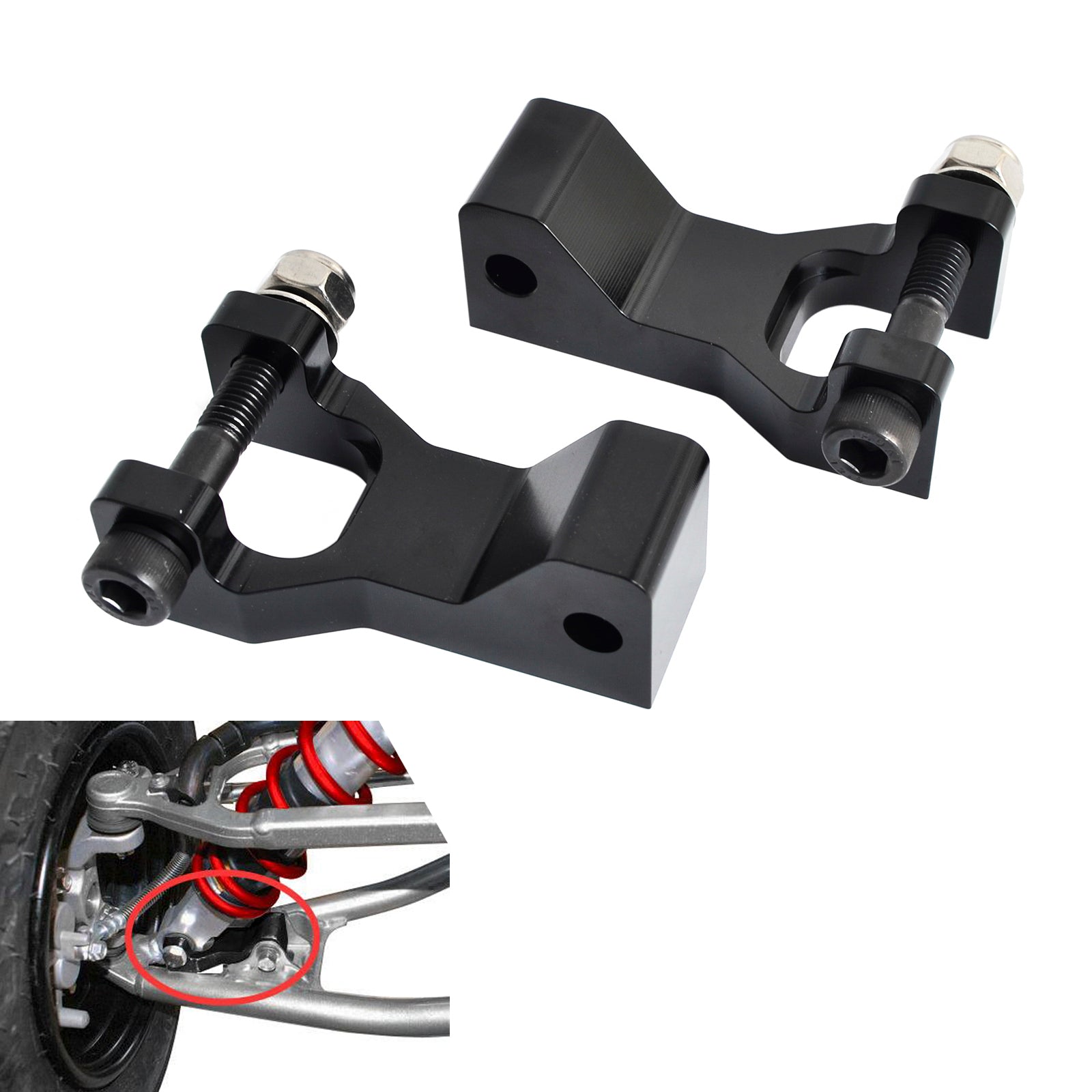 Paar vordere A-Arm-Tieferlegungssatz Für Honda TRX450R 2006-2009