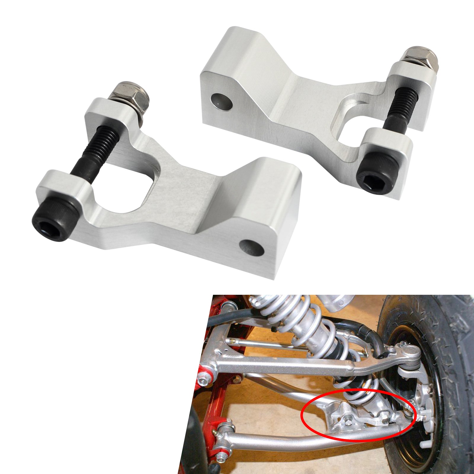 Paar vordere A-Arm-Tieferlegungssatz Für Honda TRX450R 2006-2009