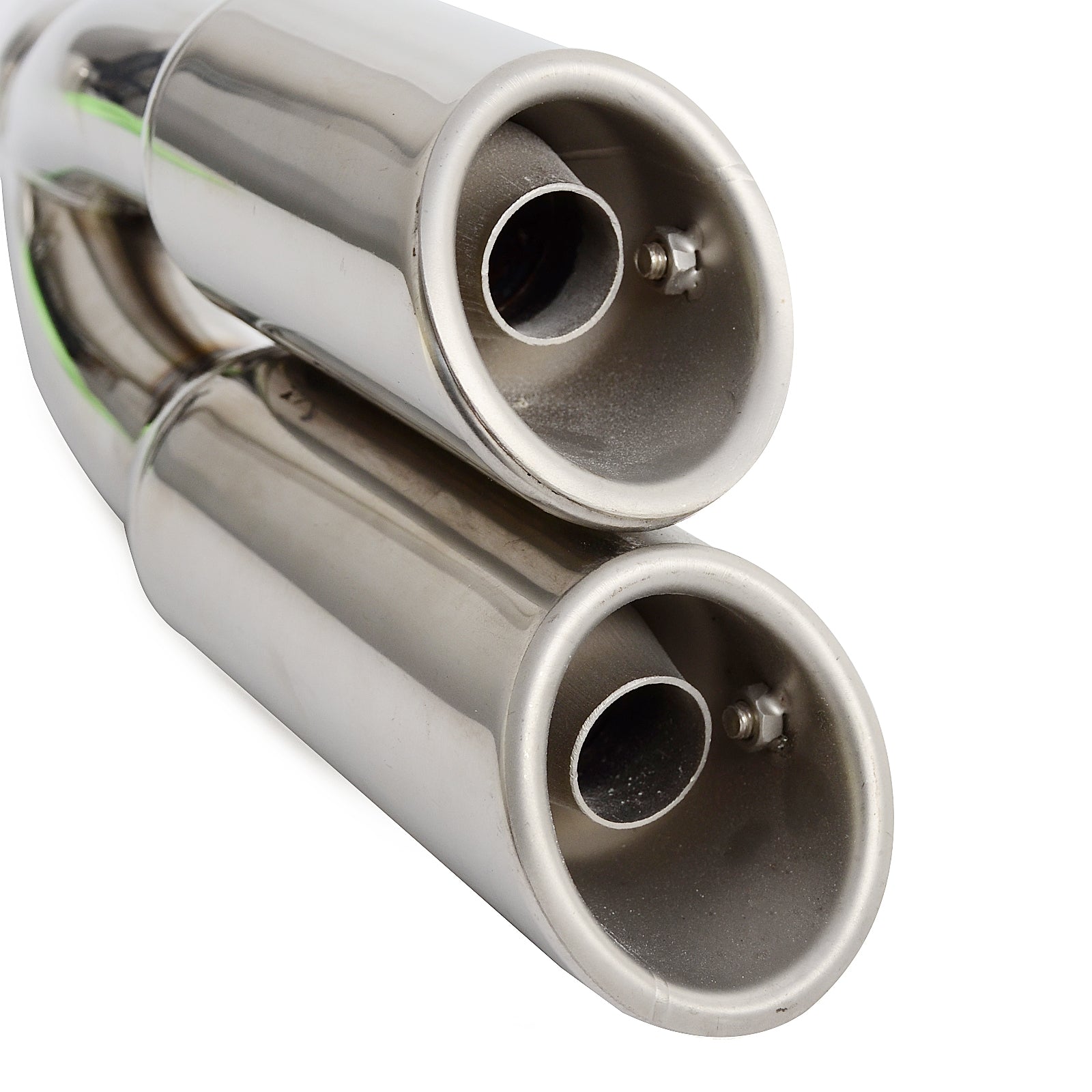 Dual Auspuff Schalldämpfer Vent Rohr Slip Auf 38-51mm Roller Motorrad Straße Bikes