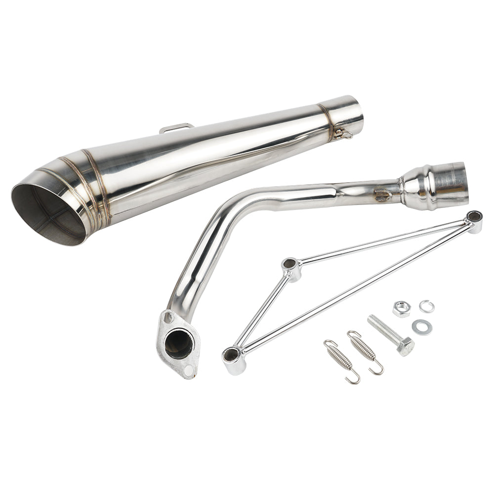 Leistung GP Auspuff Rohr System Für GY6 125cc 150cc Motor Universal