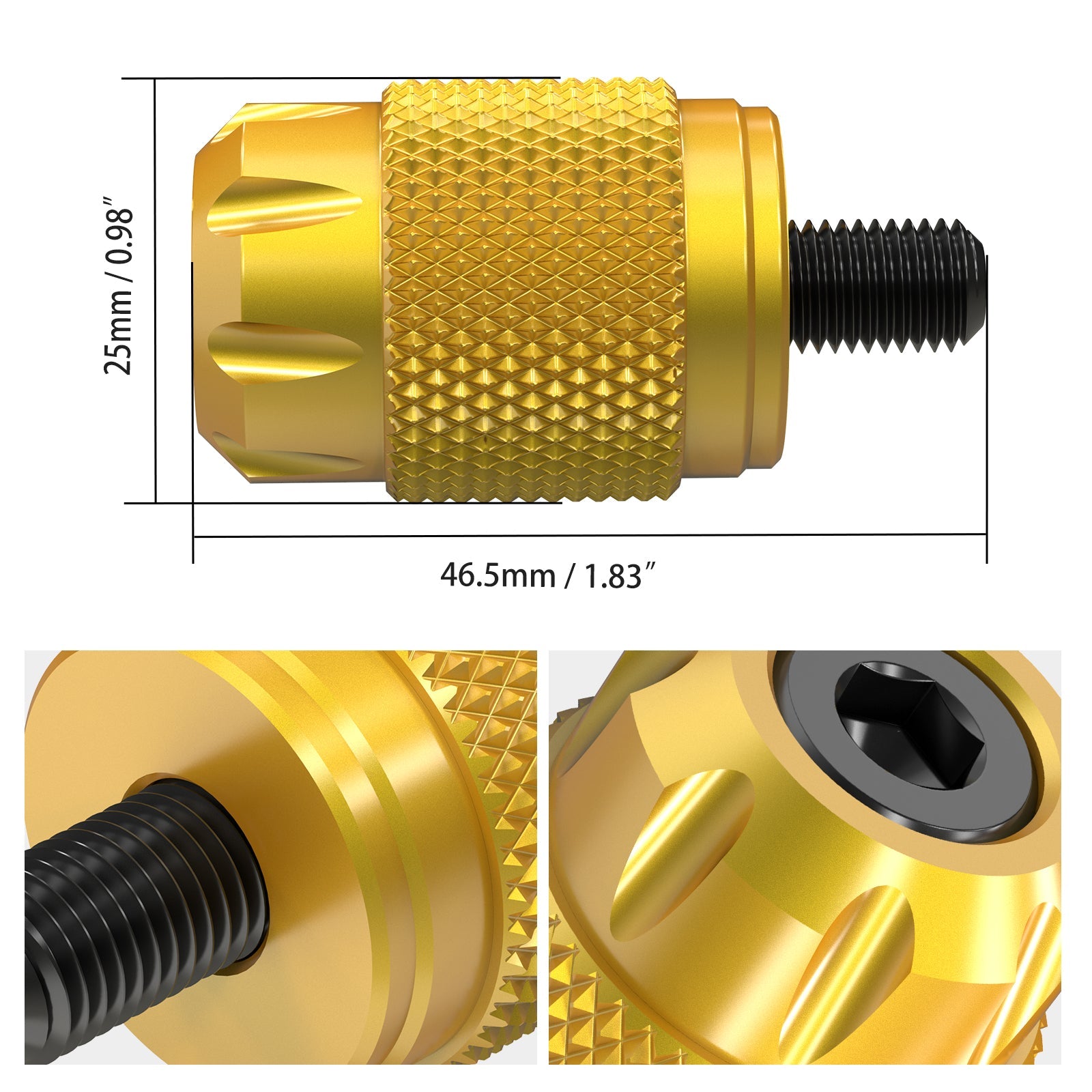 Shorty Shifter Peg Spitze Pad Für Harley Road King Electra Street Glide Ultra Limited