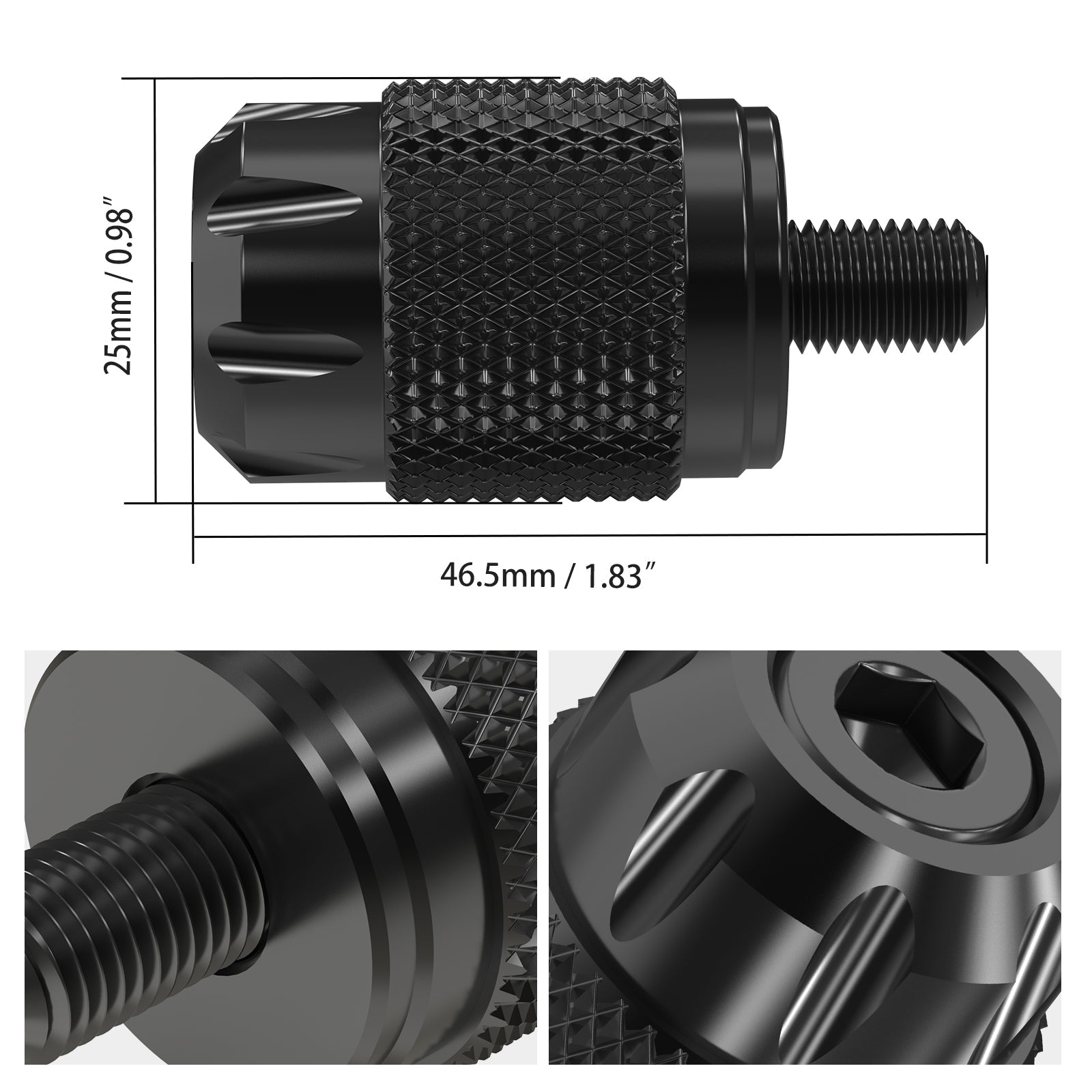 Shorty Shifter Peg Spitze Pad Für Harley Road King Electra Street Glide Ultra Limited
