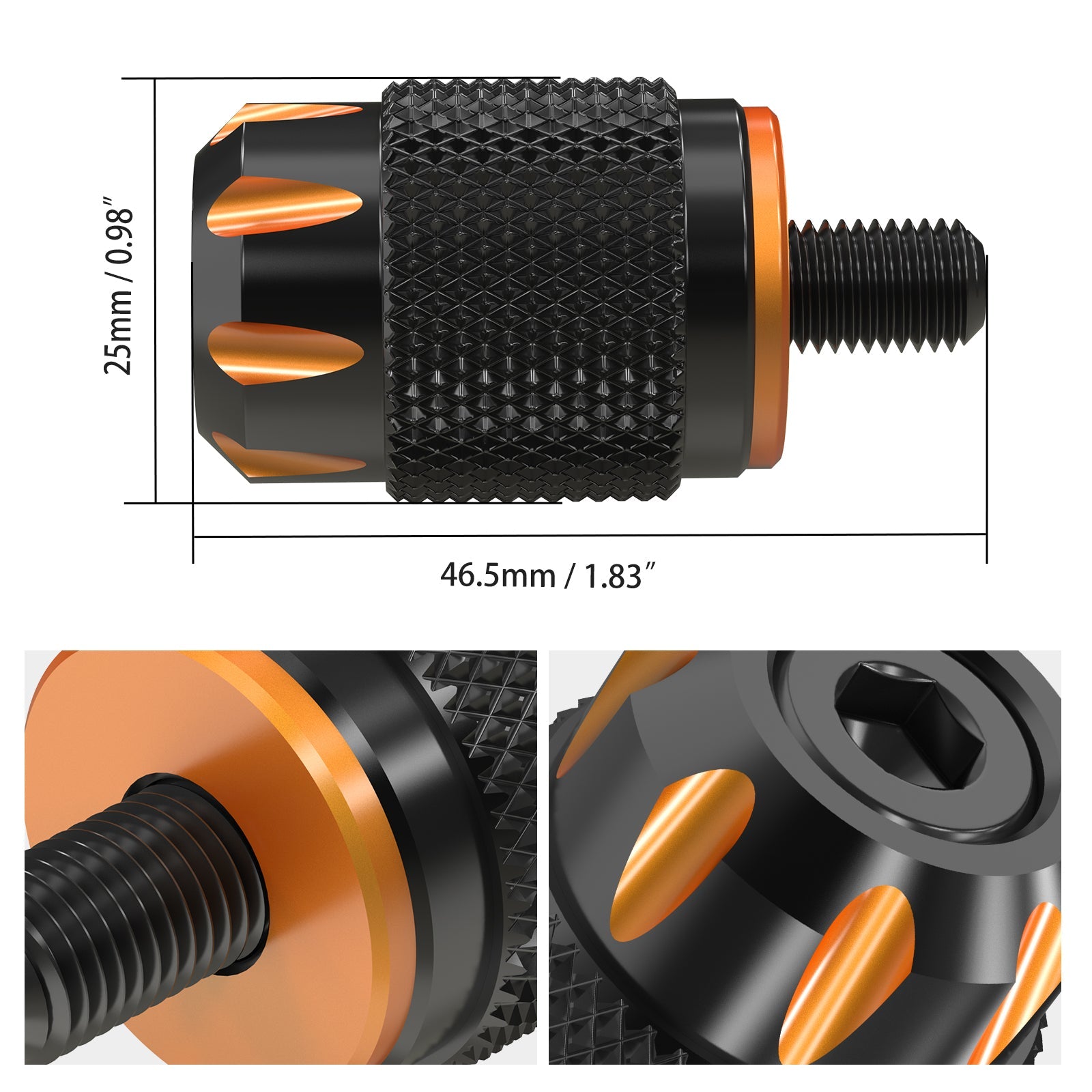 Shorty Shifter Peg Spitze Pad Für Harley Road King Electra Street Glide Ultra Limited