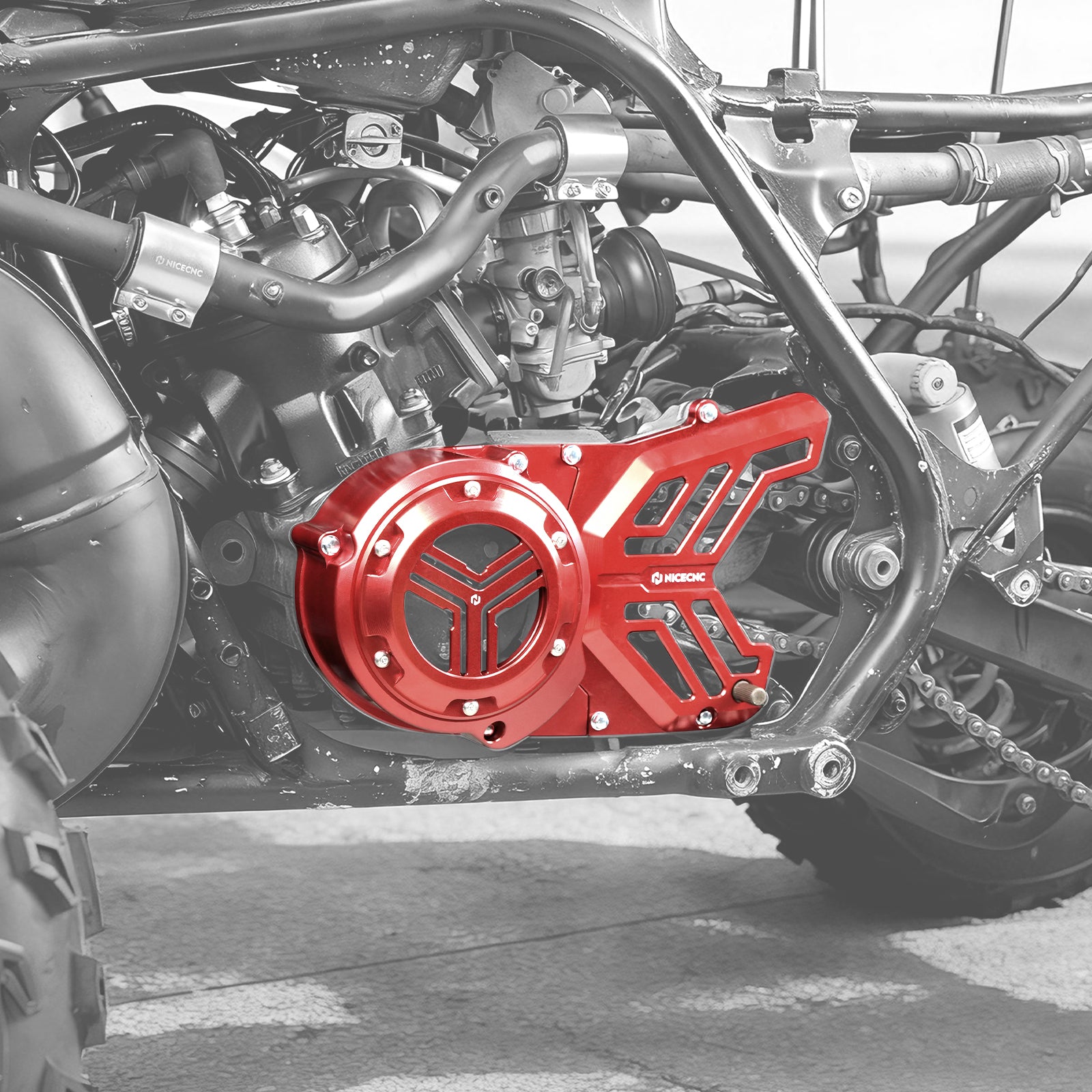 Stator- und Schwungradabdeckung mit Schnellzugriff für Yamaha Banshee 350