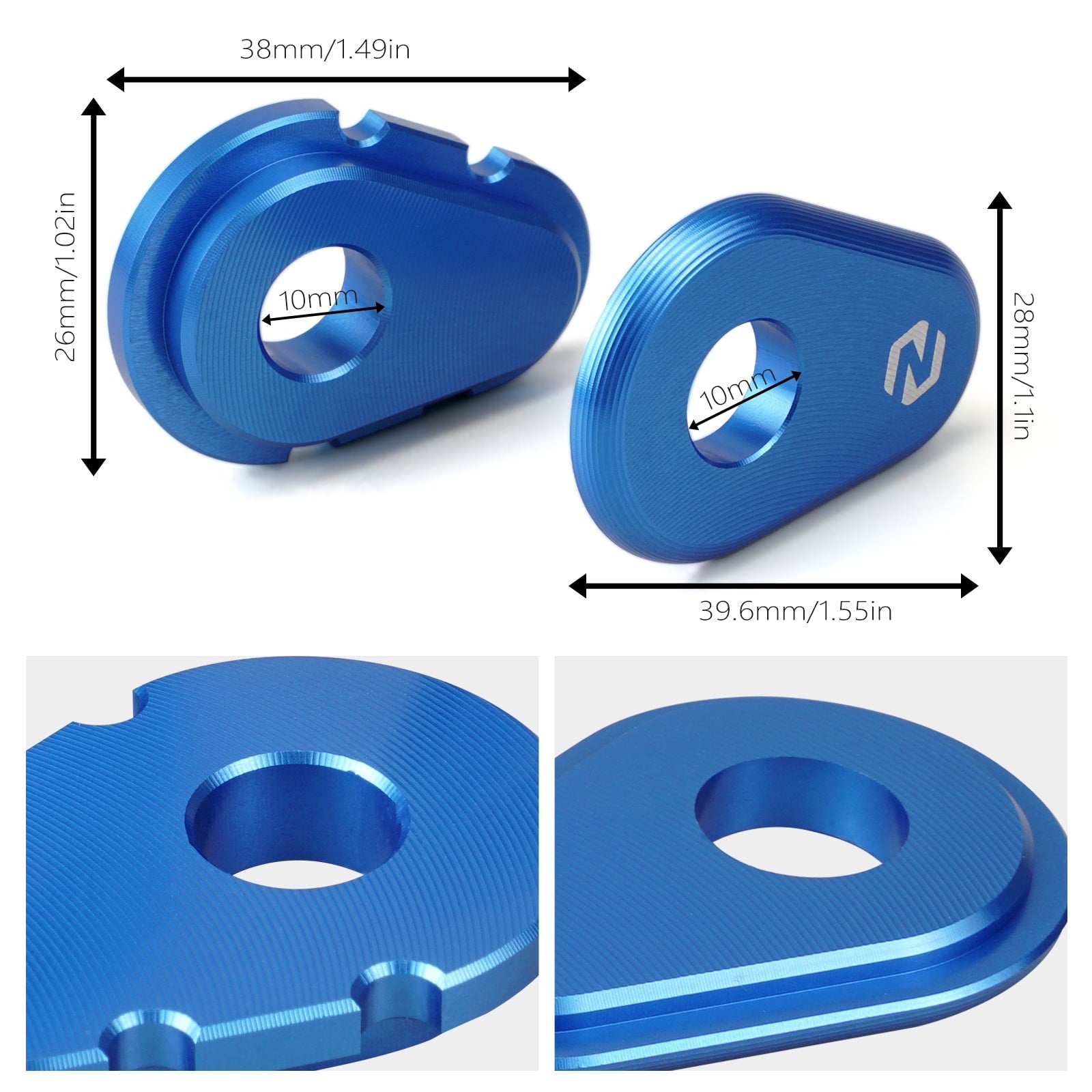 Paar Blinker Anzeige Adapter Spacer Für Yamaha Tenere 700 /XTZ700 2019-2024