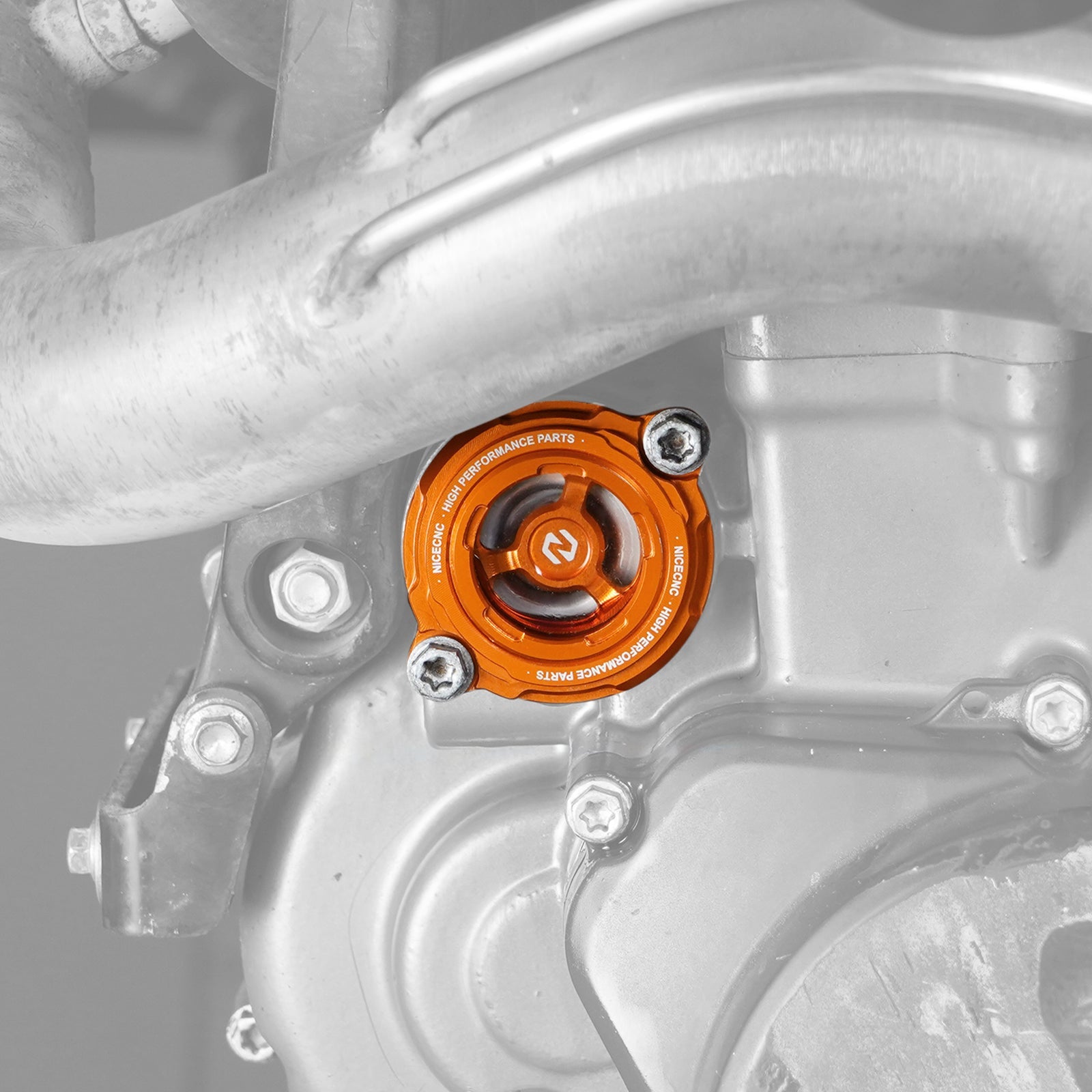 Transparente Ölfilter-Abdeckung für KTM 690 Enduro SMC R