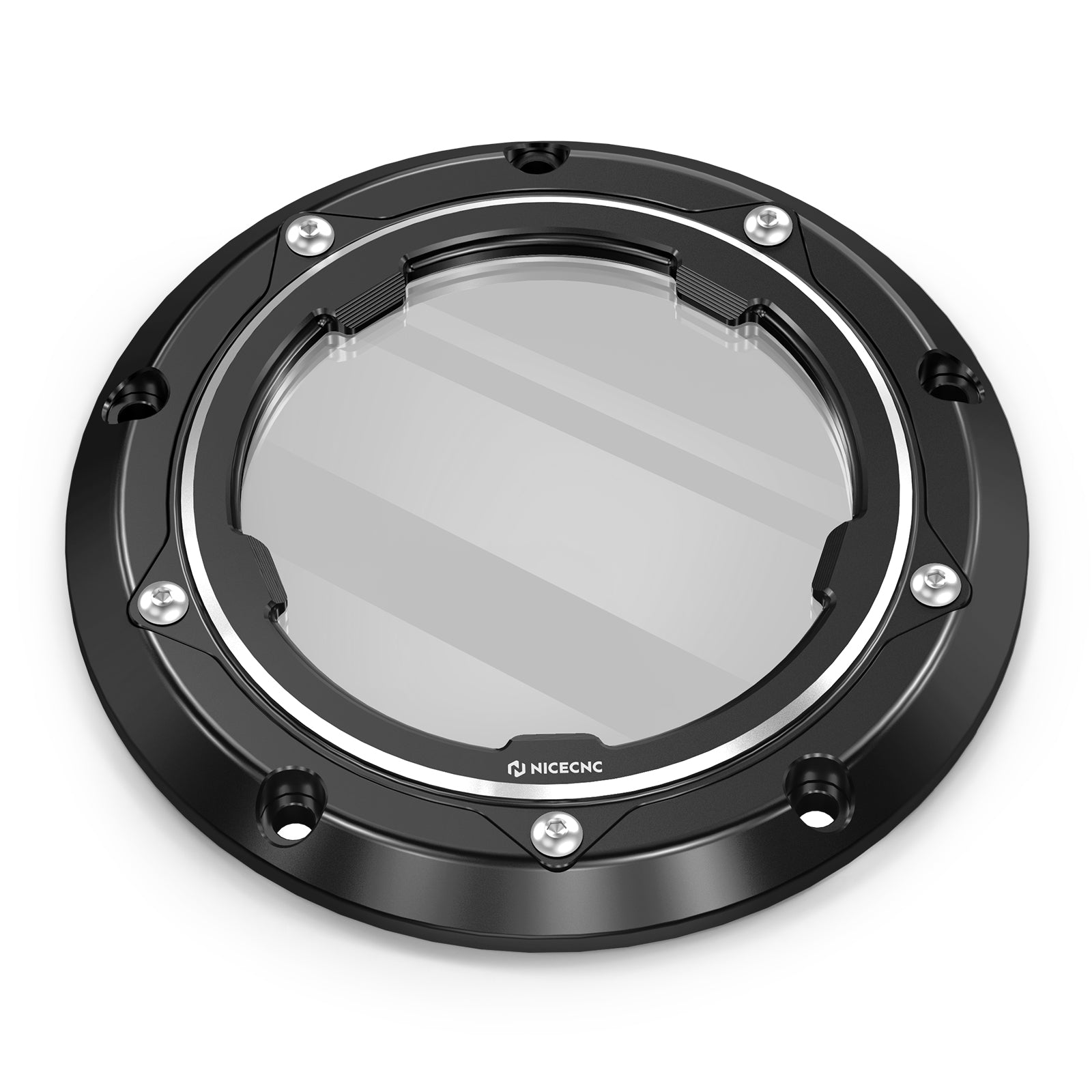 Transparente Twin Cam Derby-Abdeckung für Harley Street Glide 2006–2015 Road King 1999–2014