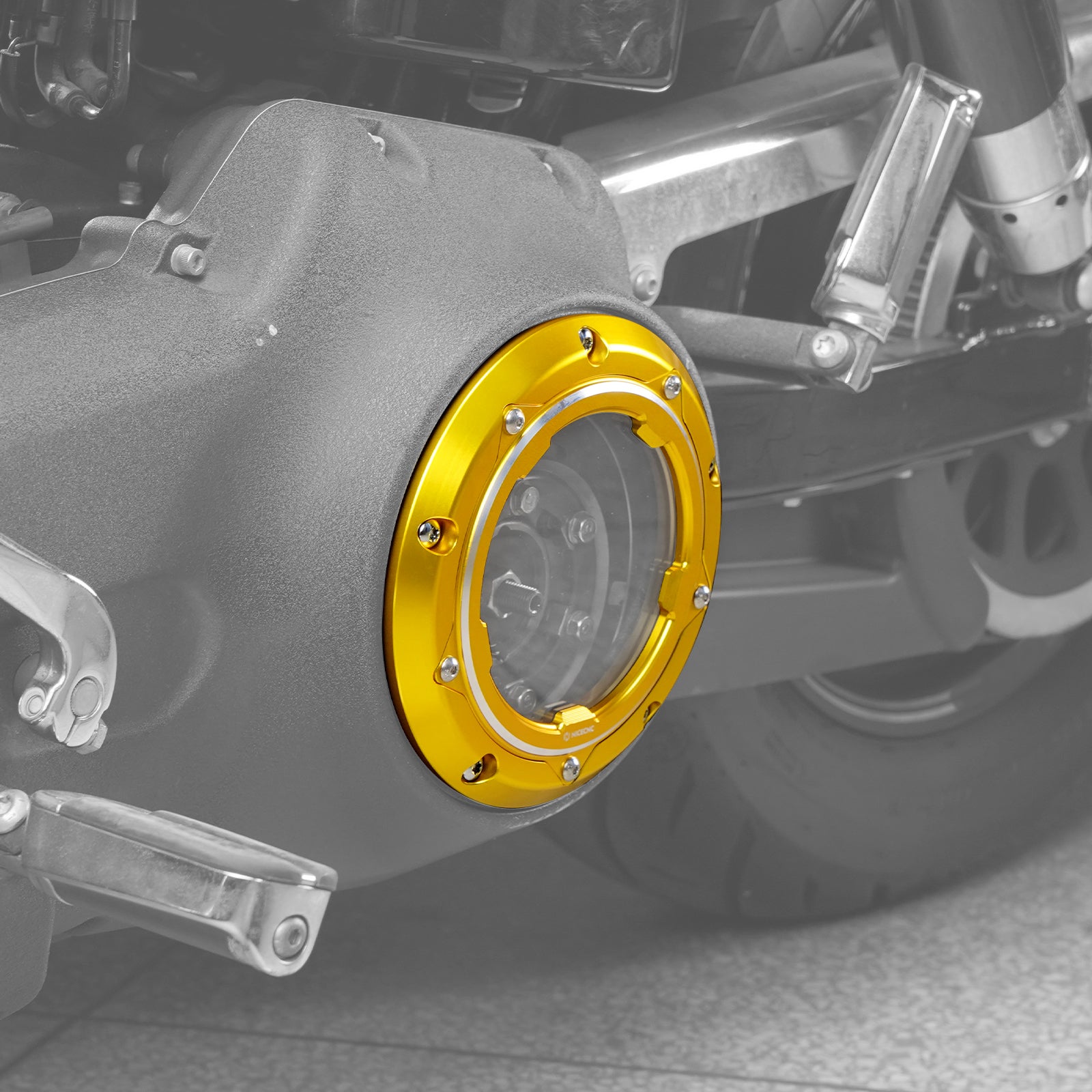 Transparente Twin Cam Derby-Abdeckung für Harley Street Glide 2006–2015 Road King 1999–2014