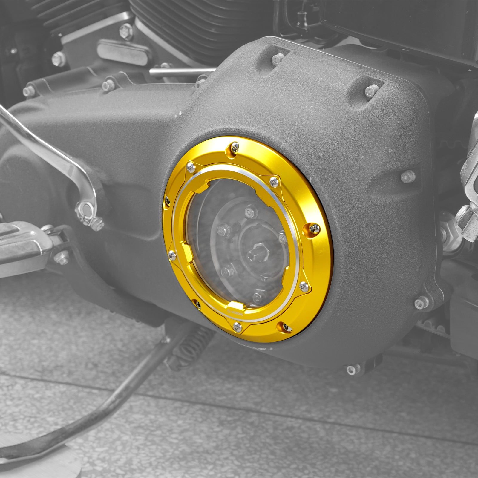 Transparente Twin Cam Derby-Abdeckung für Harley Street Glide 2006–2015 Road King 1999–2014