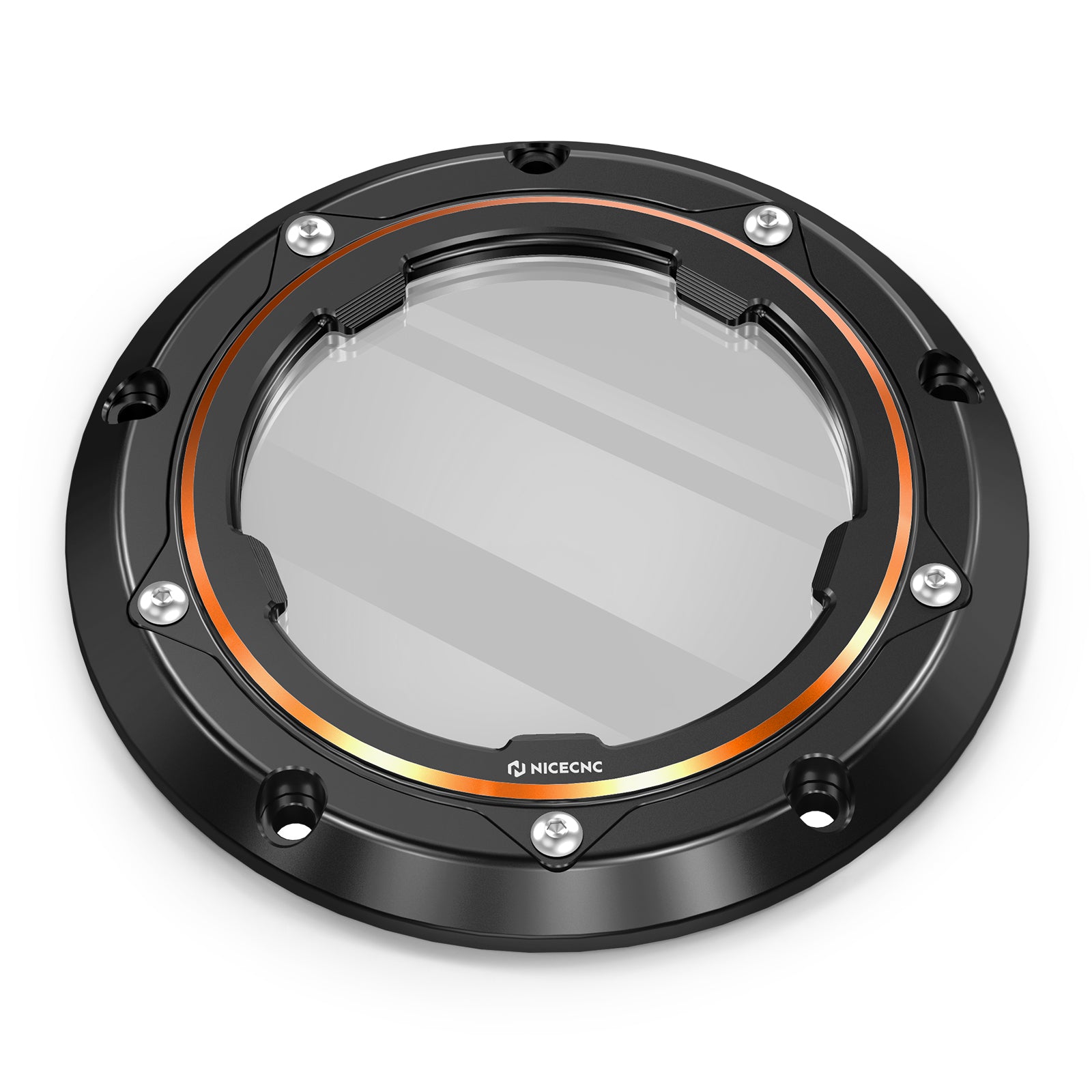 Transparente Twin Cam Derby-Abdeckung für Harley Street Glide 2006–2015 Road King 1999–2014