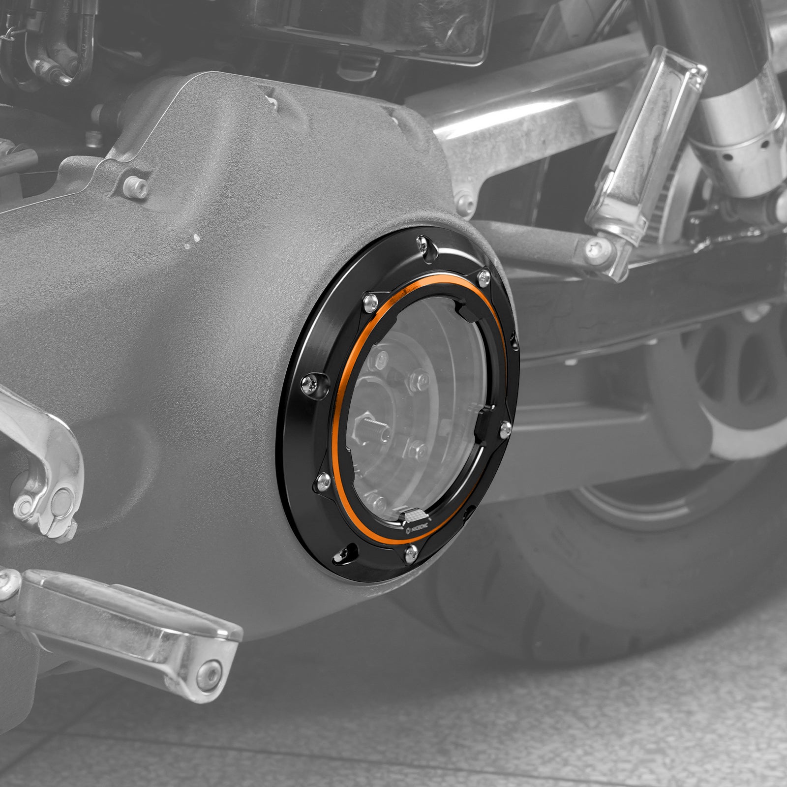 Transparente Twin Cam Derby-Abdeckung für Harley Street Glide 2006–2015 Road King 1999–2014